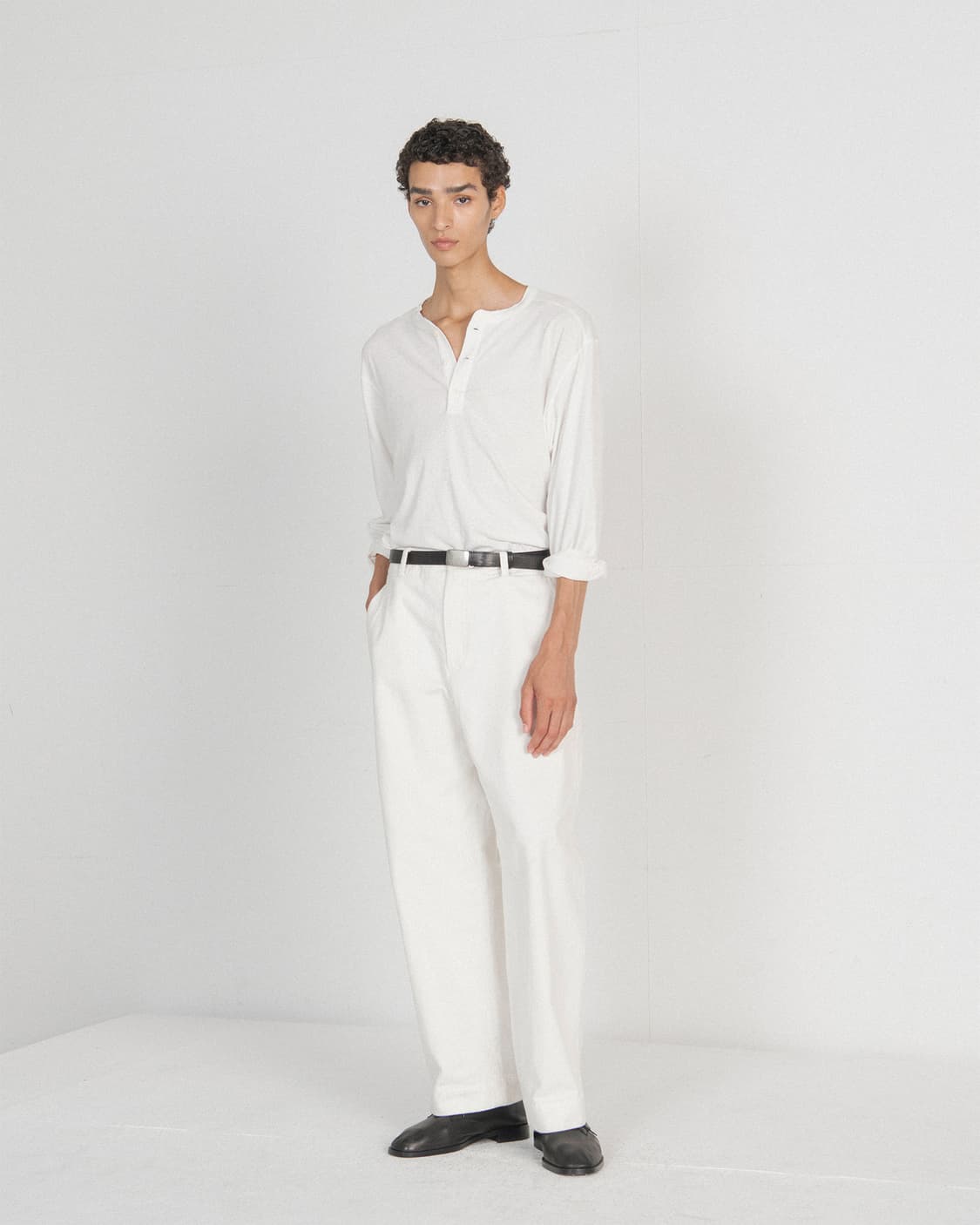 [4] 브라운야드 워시드 필드 팬츠 에크루색상 상품이미지1