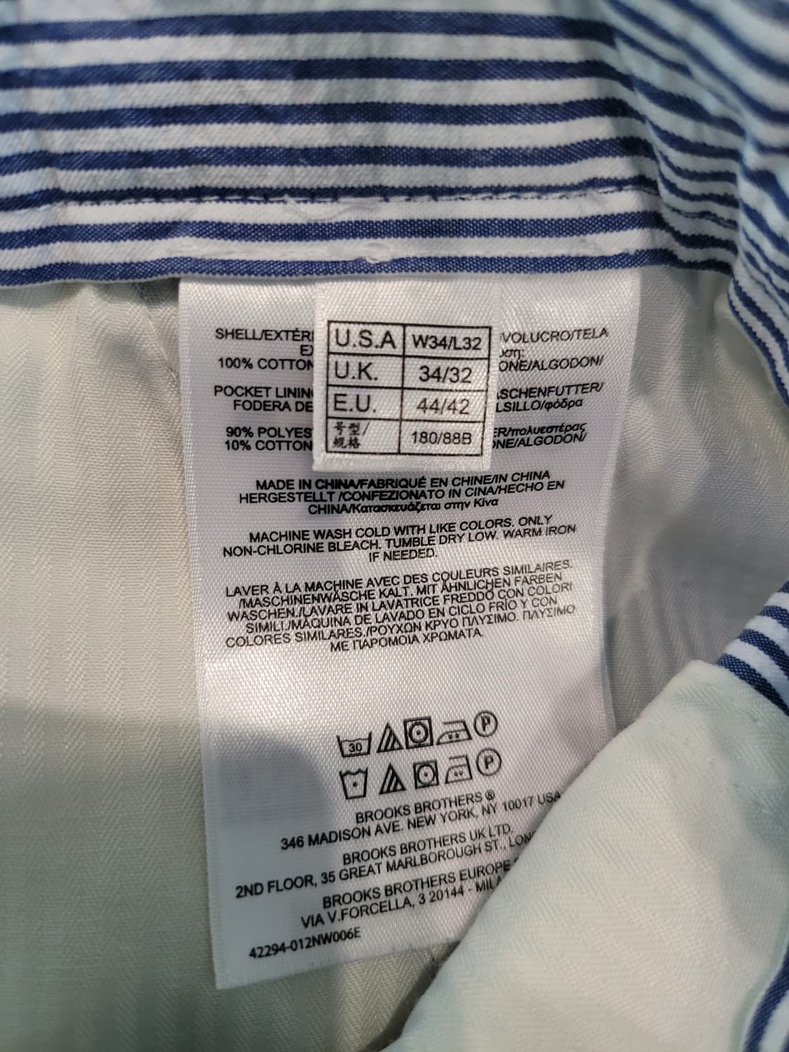 하와이의 여유를 담은, 브룩스브라더스 시어써커 팬츠 🌊 상품이미지4