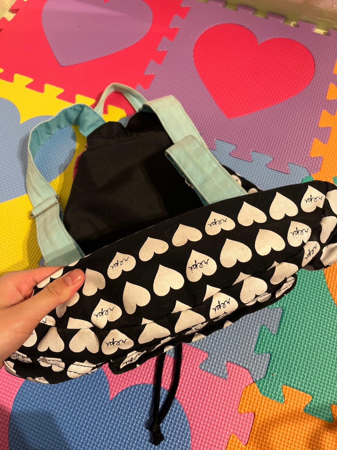 레피피알 마리오 하트패턴 백팩 🫶🏻 상품이미지4