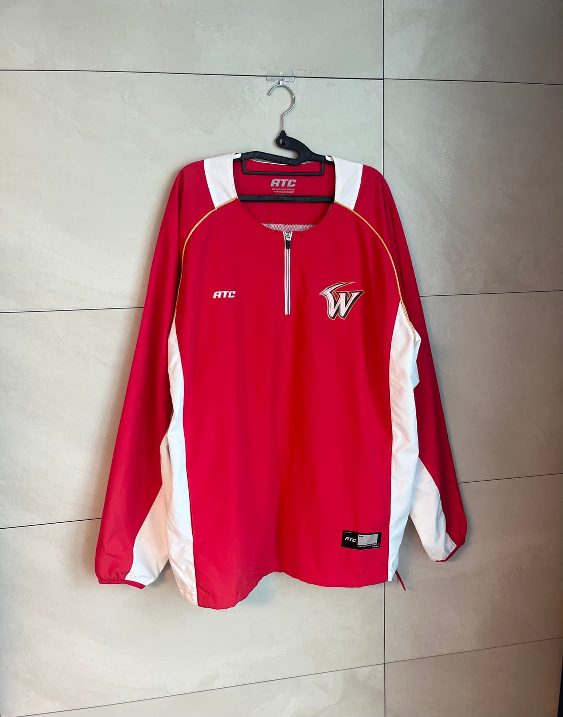 [3XL] SK와이번스/쓱 랜더스 왕조 선수용 아노락 바람막이 웜업 상품이미지3