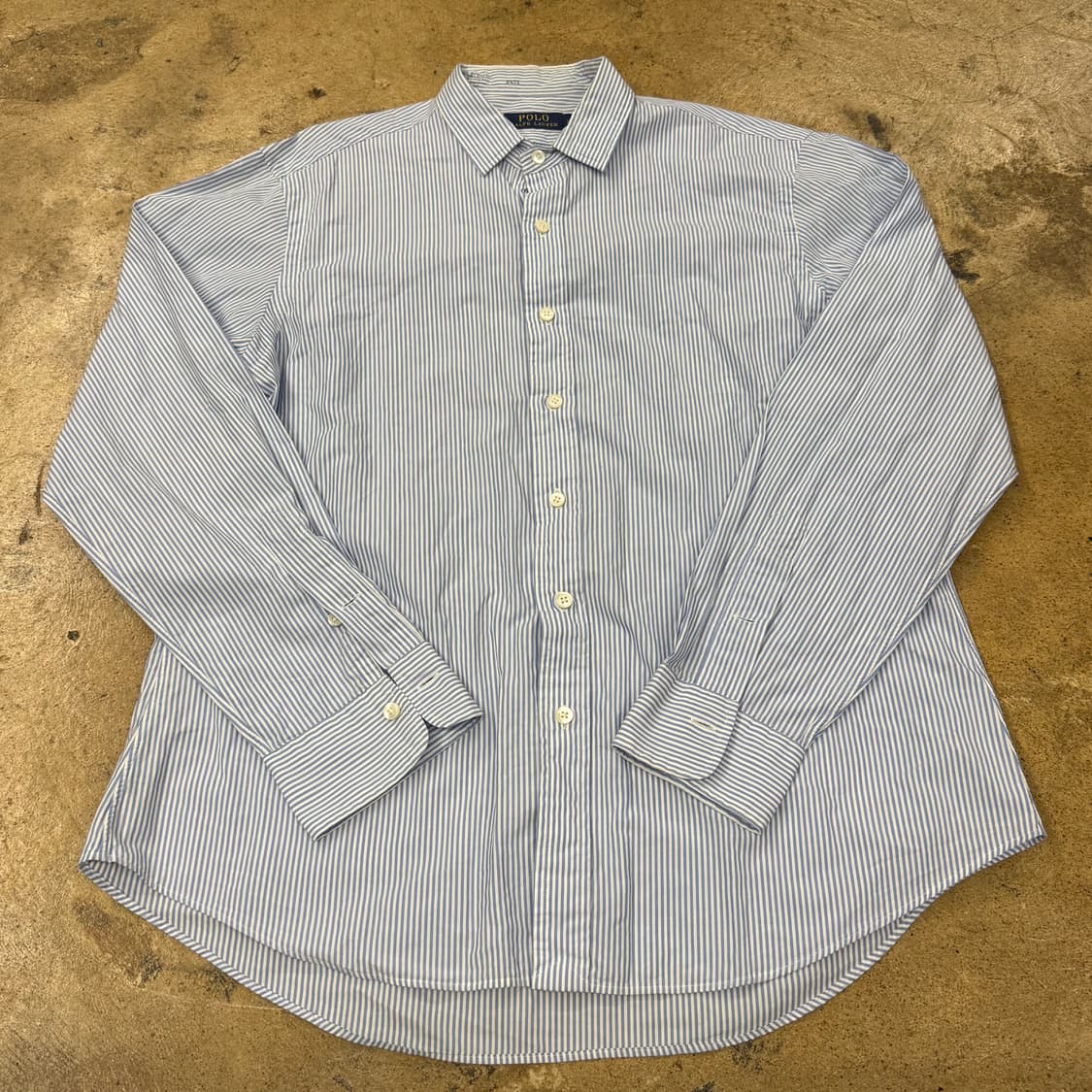 [정품/L] 폴로 랄프로렌 스트라이프 긴팔 셔츠 b15 상품이미지2