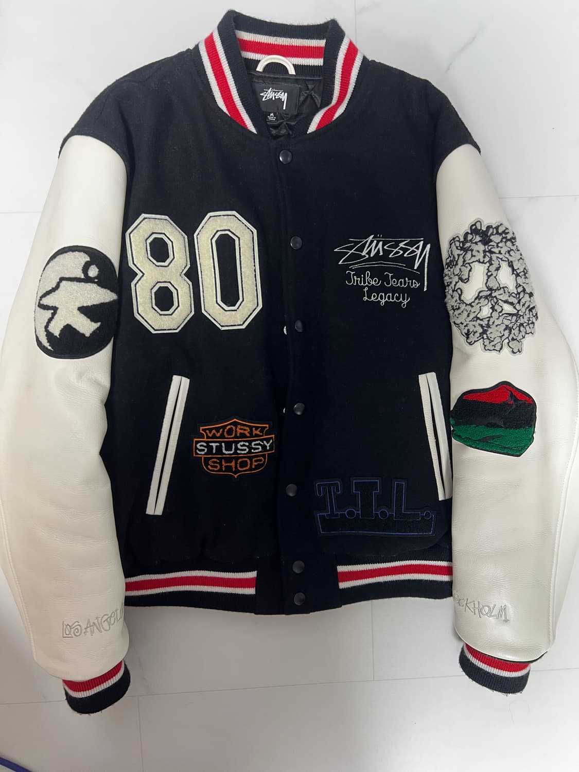 스투시 아워레가시 바시티 자켓 M 상품이미지1