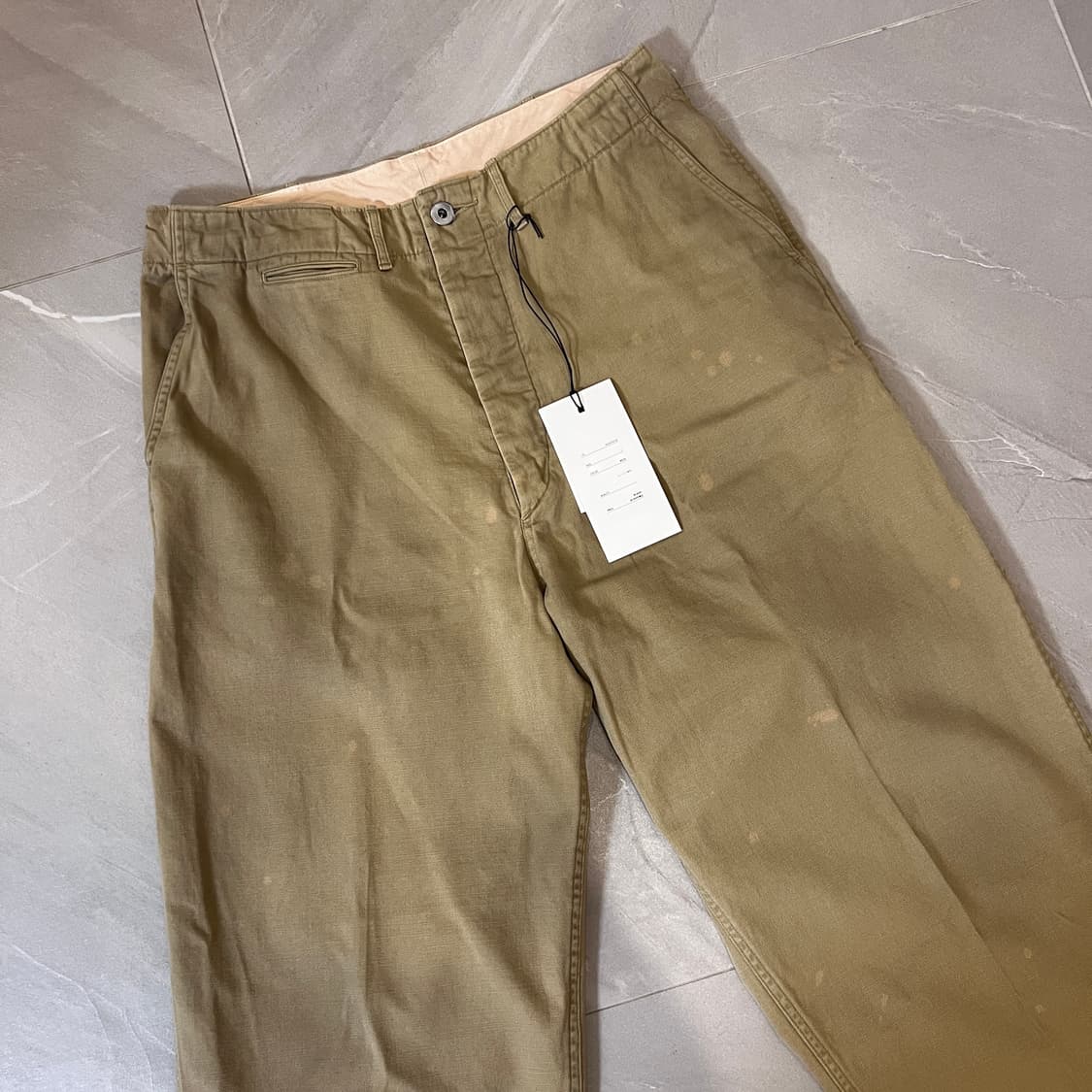 아프레쎄 / 빈티지 치노 트라우저 베이지 / 1 상품이미지4