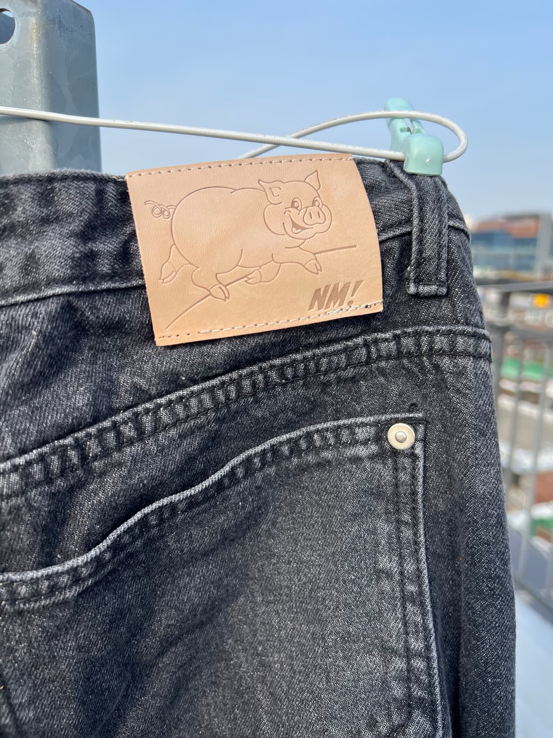 노매뉴얼 곱창팬츠 t.w denim pants L 상품이미지7
