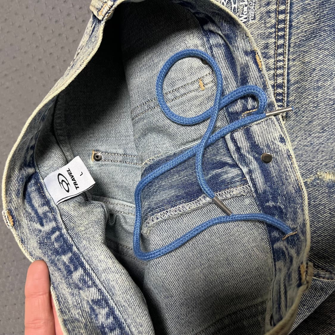 트래블 멀티포켓 와이드 데님 팬츠 30 (미발매) 상품이미지5