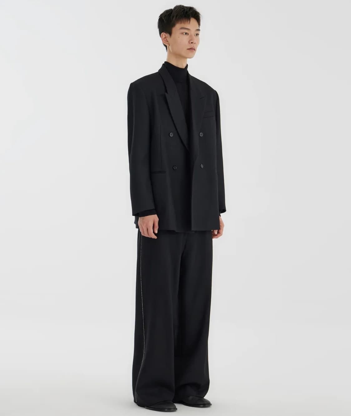 유스. 오버사이즈. 더블브레스티지. 블레이저. 자켓. L 상품이미지2