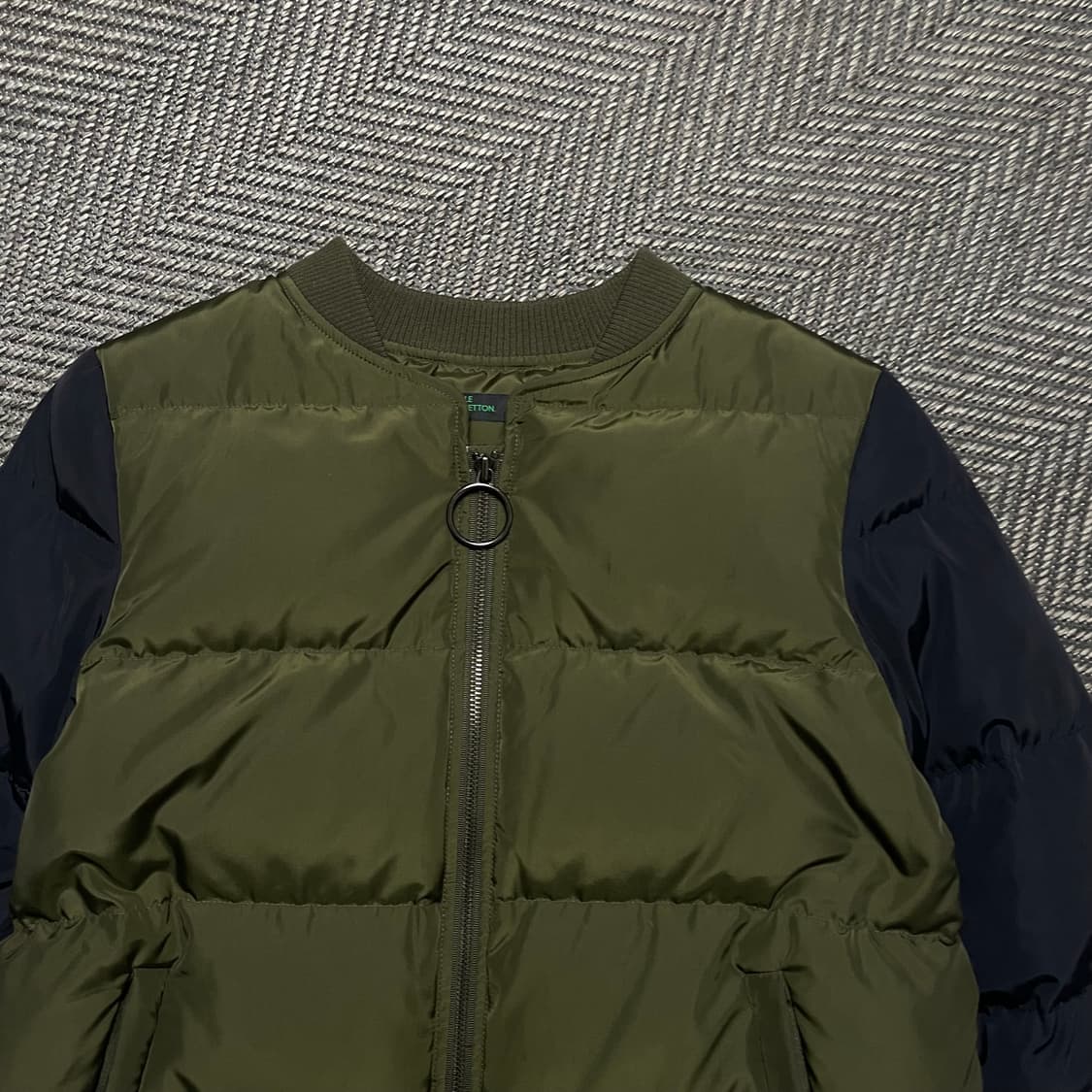 베네통 배색 덕다운 푸퍼 패딩 자켓o 5313 상품이미지4