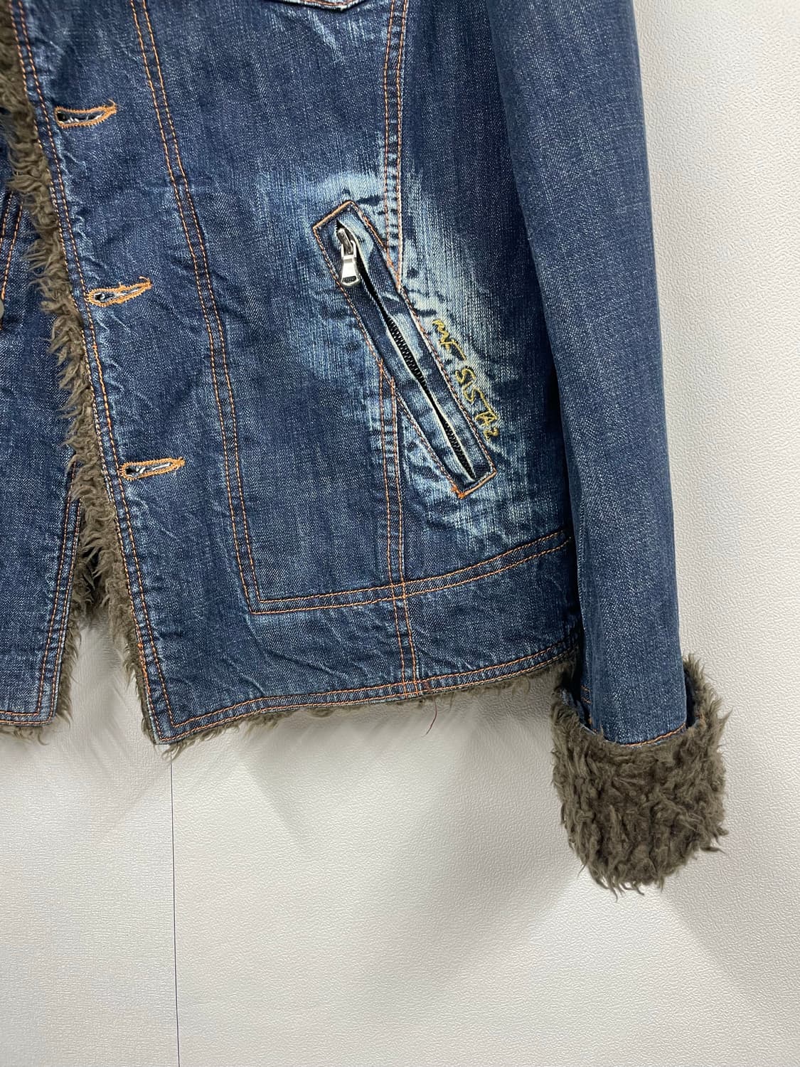 mfsistaz 퍼 데님 자켓 상품이미지2