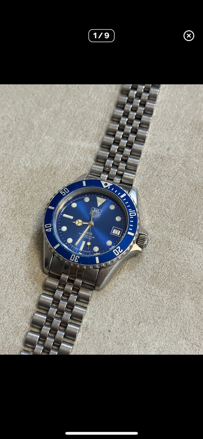 [1990] 태그호이어 980.613N Sunburst Dial" 상품이미지8