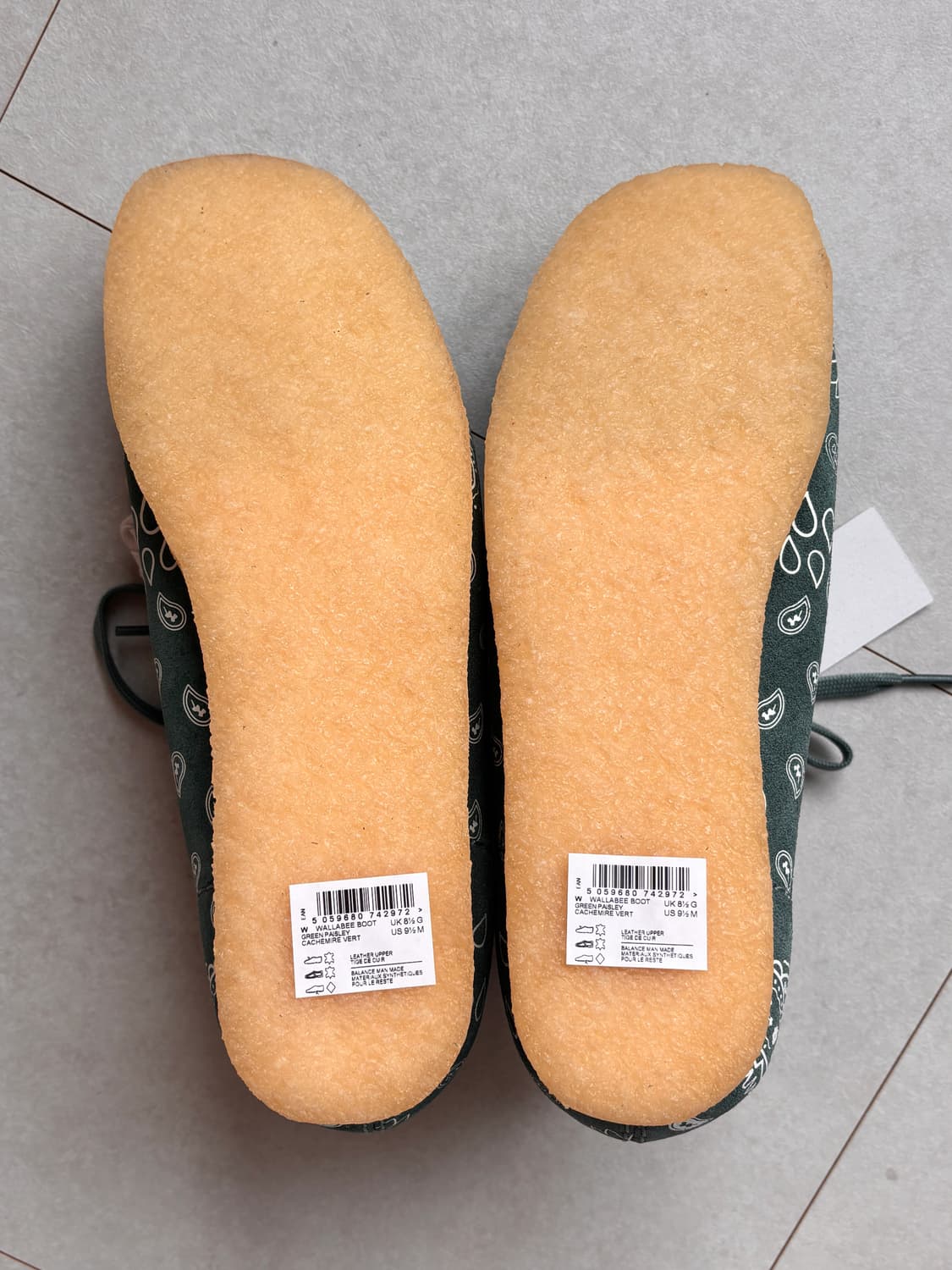 Wallabee Boot – Green Paisley UK8.5 상품이미지4