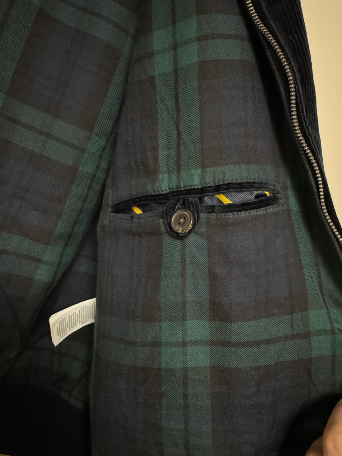 폴로 코듀로이 바라쿠타 네이비 L 새상품 상품이미지4