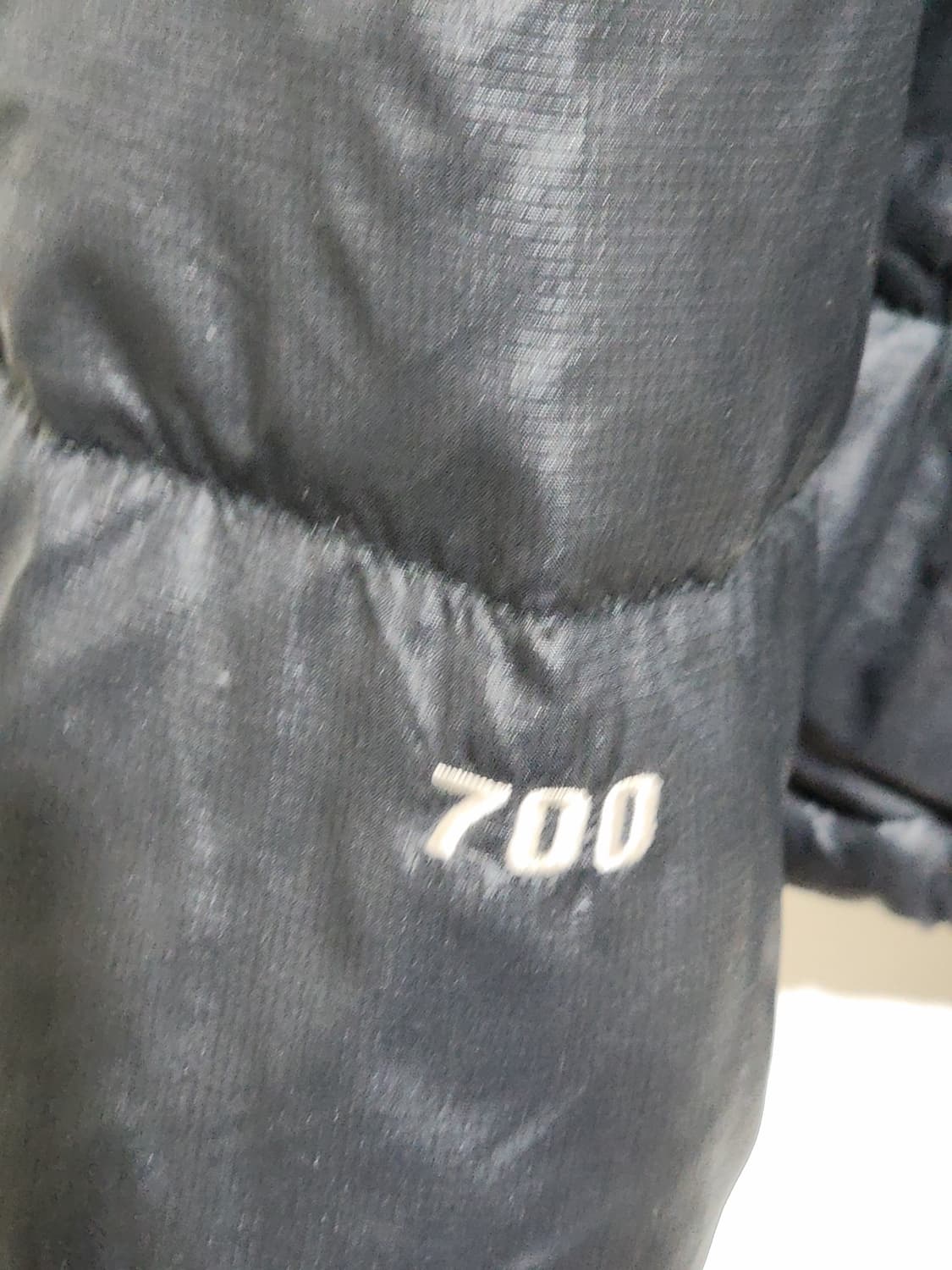 (L) 노스페이스 700 눕시패딩 점퍼 블랙 구스다운 거위털 자켓  상품이미지5
