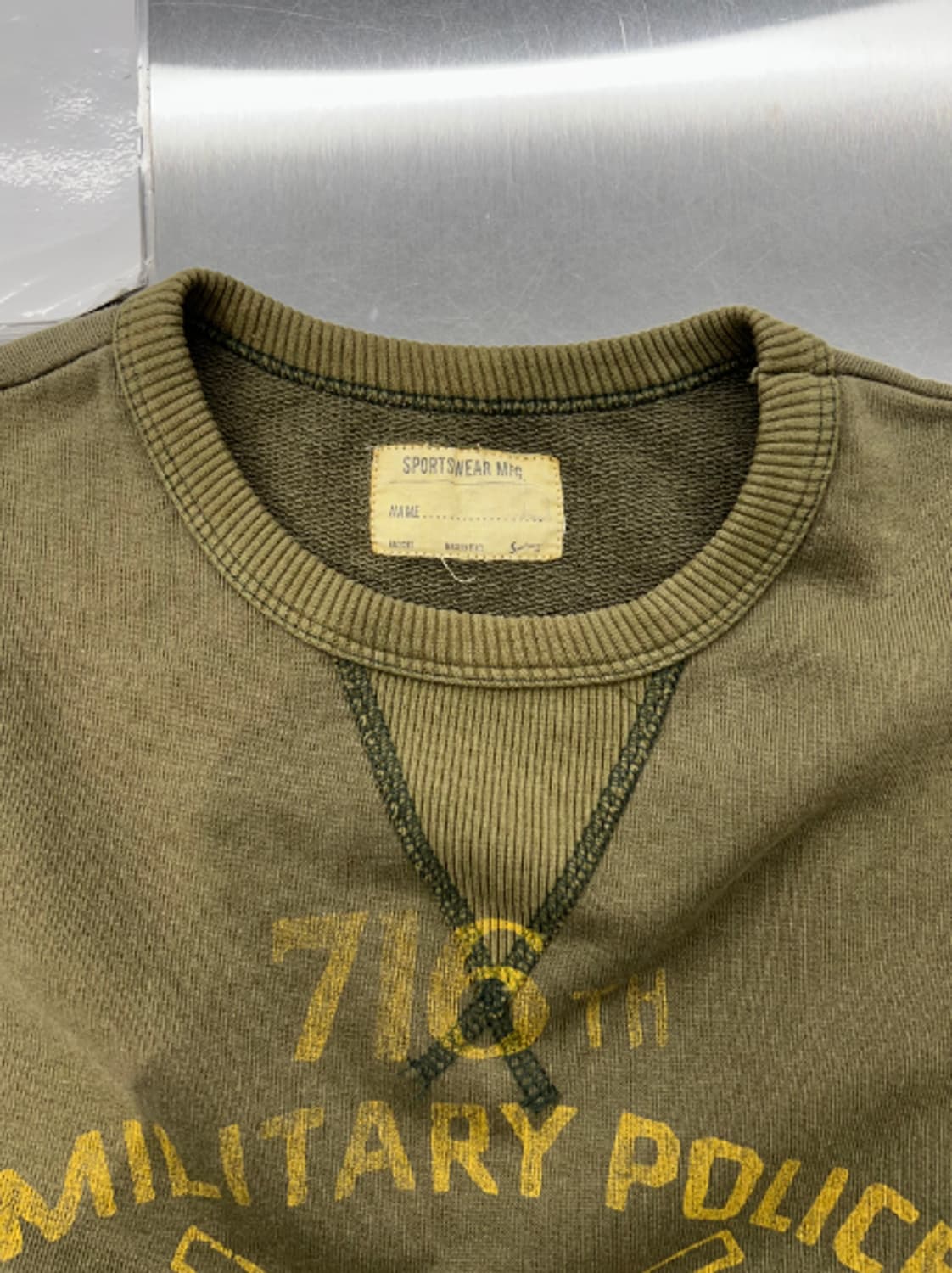 스포츠웨어 MFG US ARMY 하프 스웻 셔츠 상품이미지7