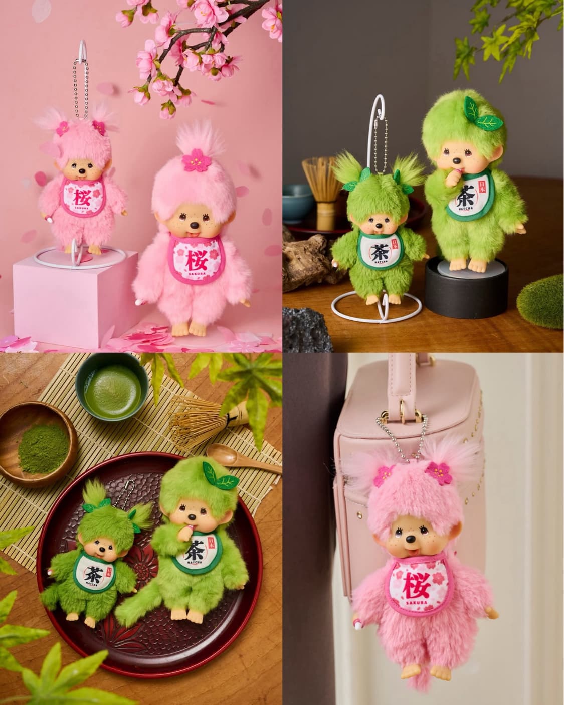 몬치치 신상 사쿠라 벚꽃 키링 인형 세트🌸 상품이미지4