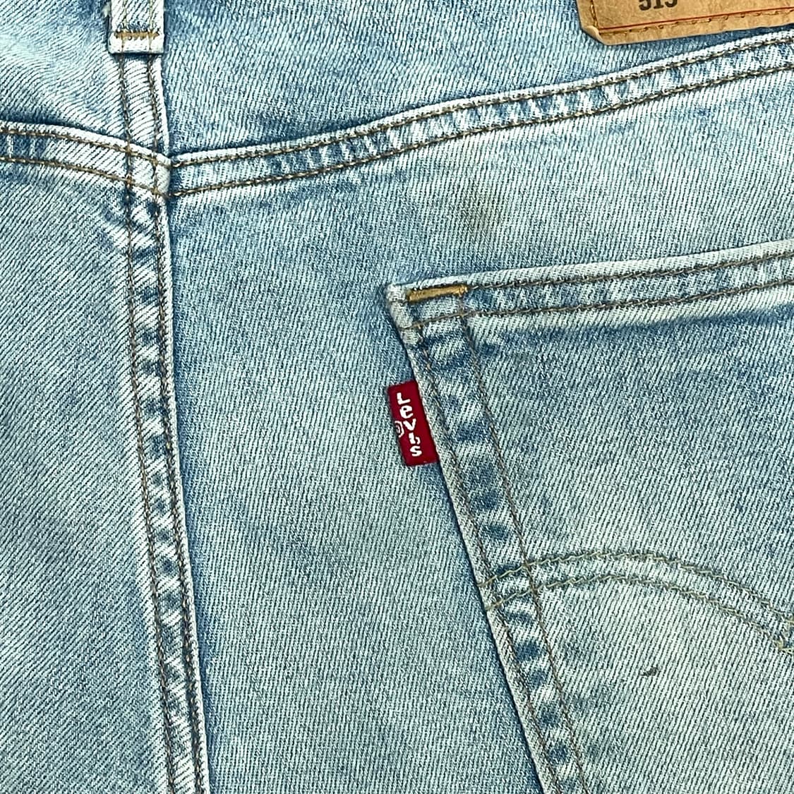 리바이스 513 중청 워싱 데님팬츠 허리 32 상품이미지6