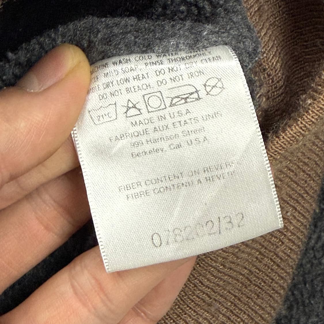 (107) 노스페이스 Usa Made 플리스 풀오버 차콜 상품이미지8