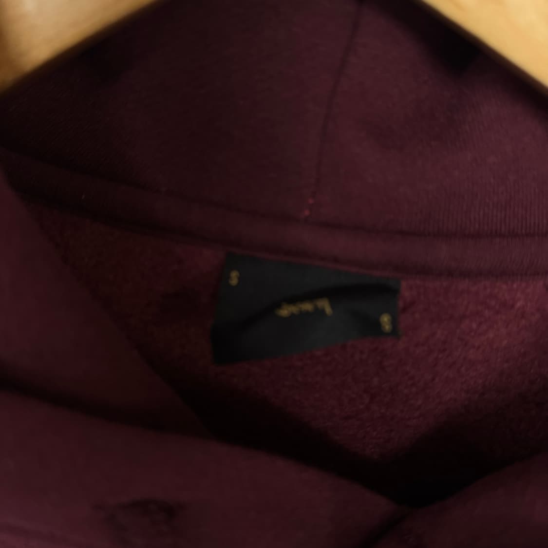 브라운브레스 로고 후드 버건디 상품이미지3