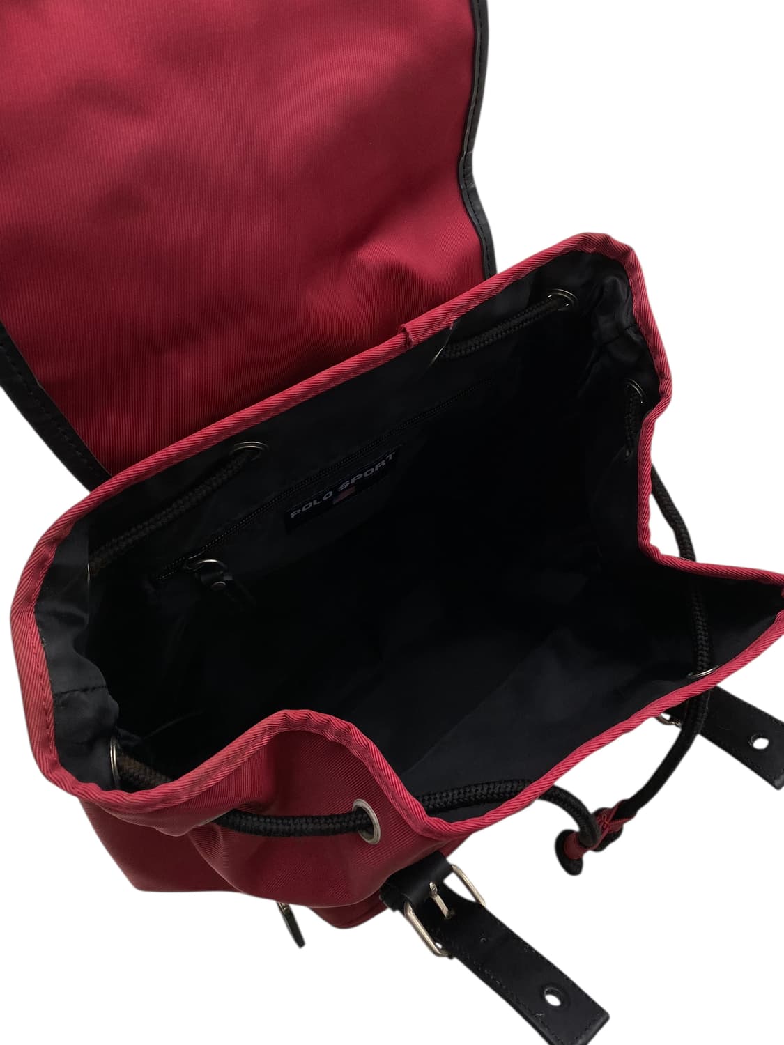 폴로 90s y2k 레드백팩 상품이미지3