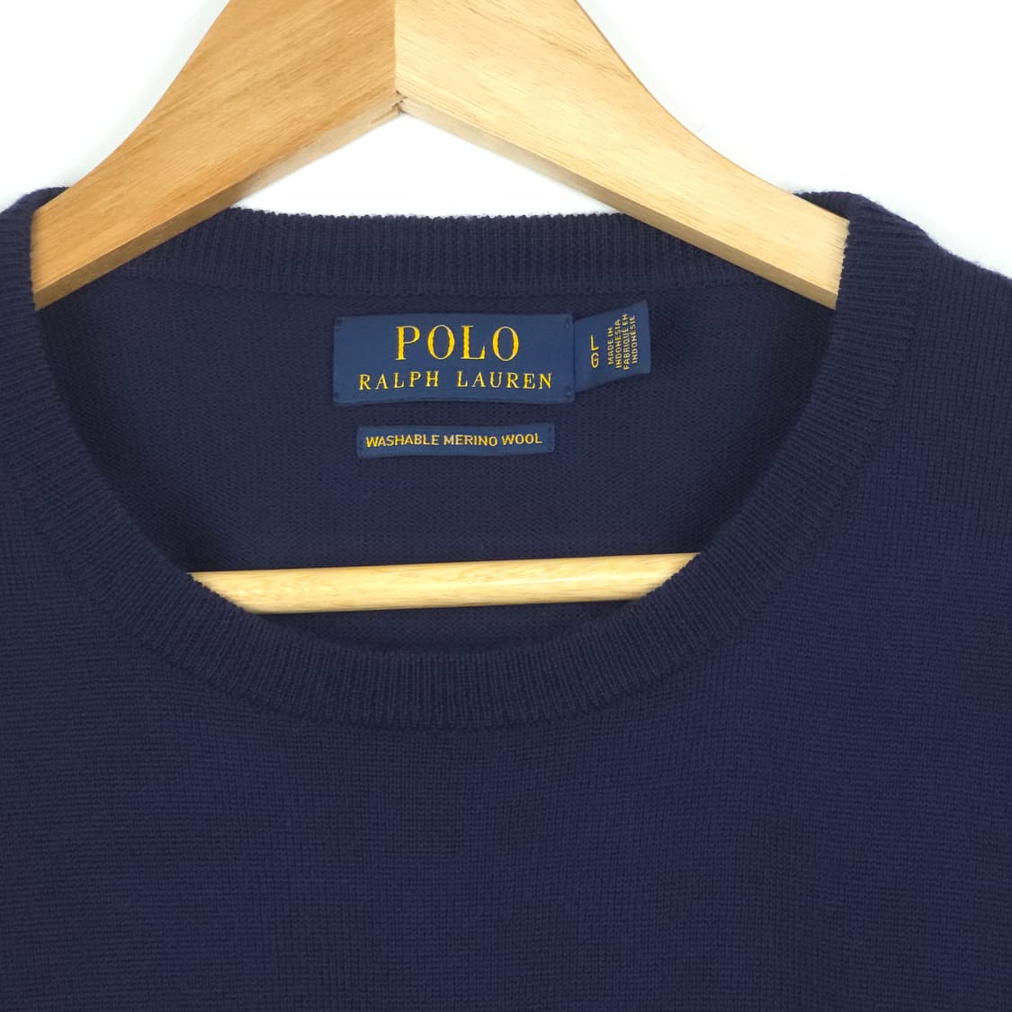 [L] 폴로 랄프로렌 워셔블 메리노울 라운드넥 니트 상품이미지5