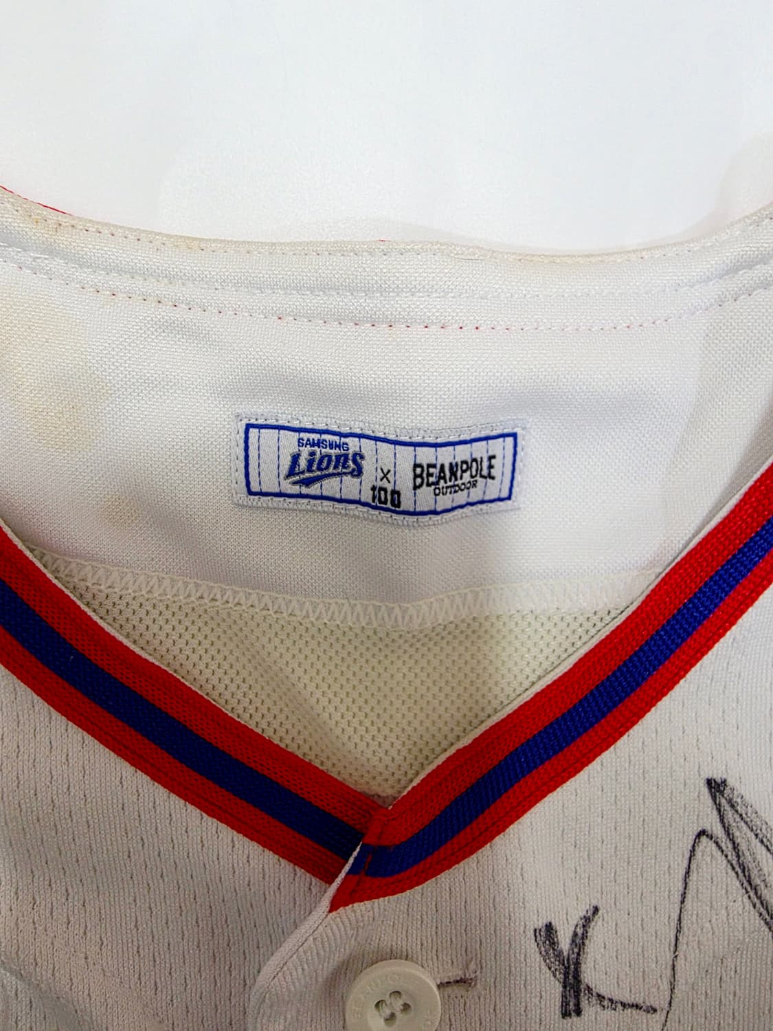 [삼성라이온즈] 박해민 58번 마킹 친필 싸인 빈폴 유니폼 100  상품이미지7