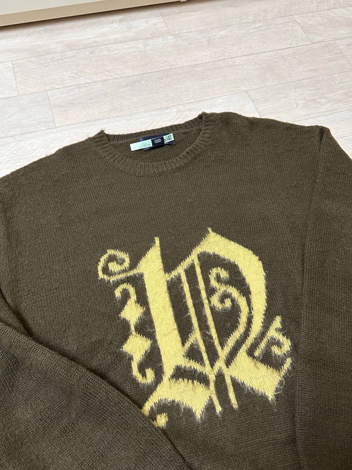 디스이즈네버댓 Fortuna logo 니트 브라운 상품이미지3