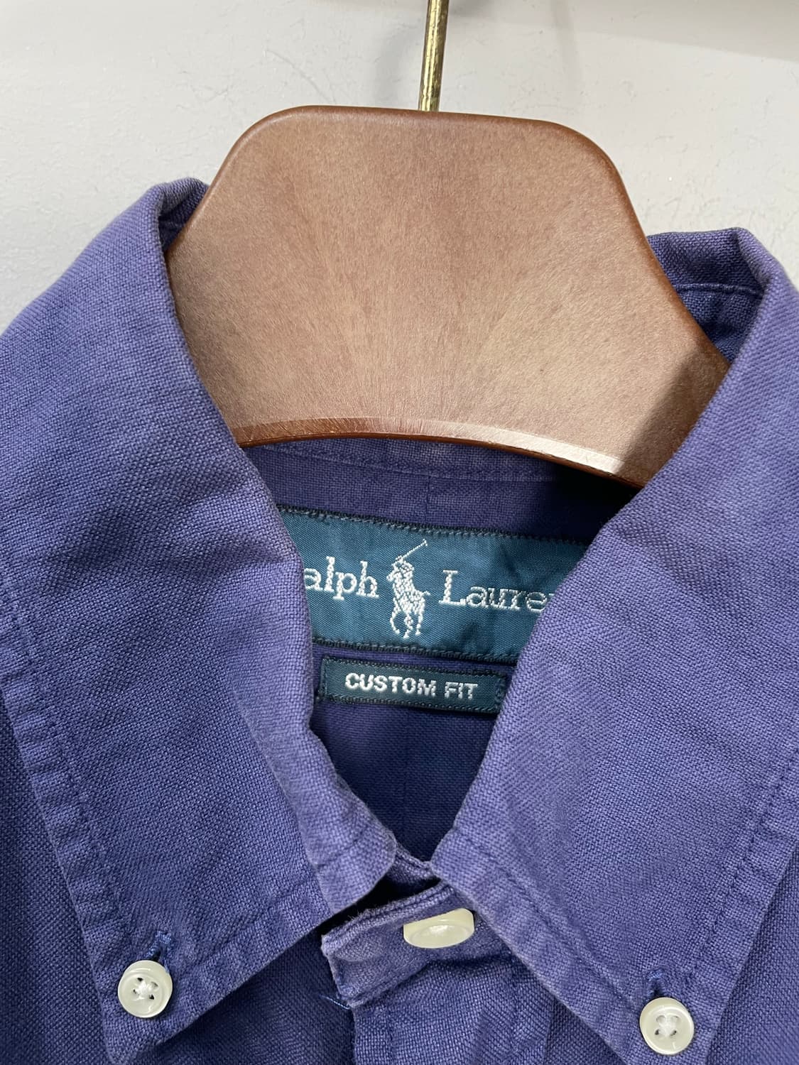 폴로 랄프로렌 솔리드 퍼플 반팔 셔츠 H1489 상품이미지8