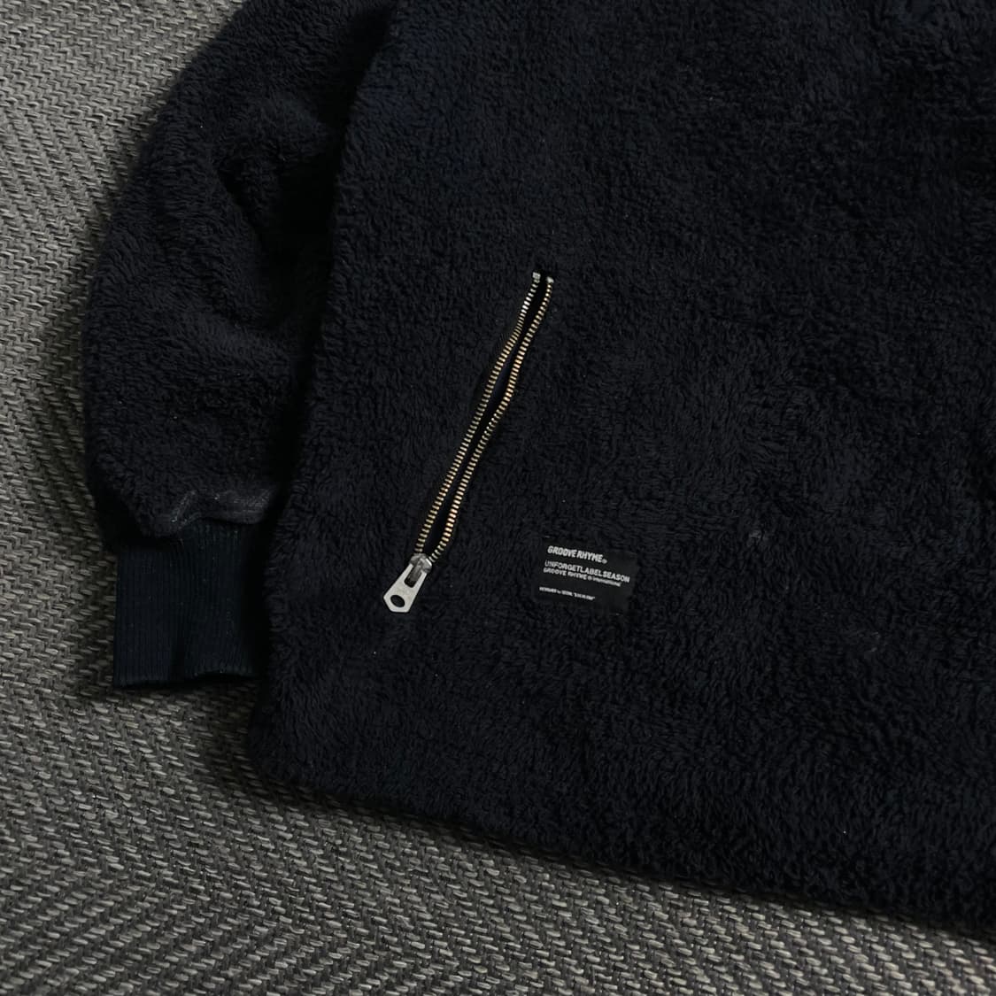 Groove Rhyme 하이넥 쉐르파 플리스 반집업y 4726 상품이미지5