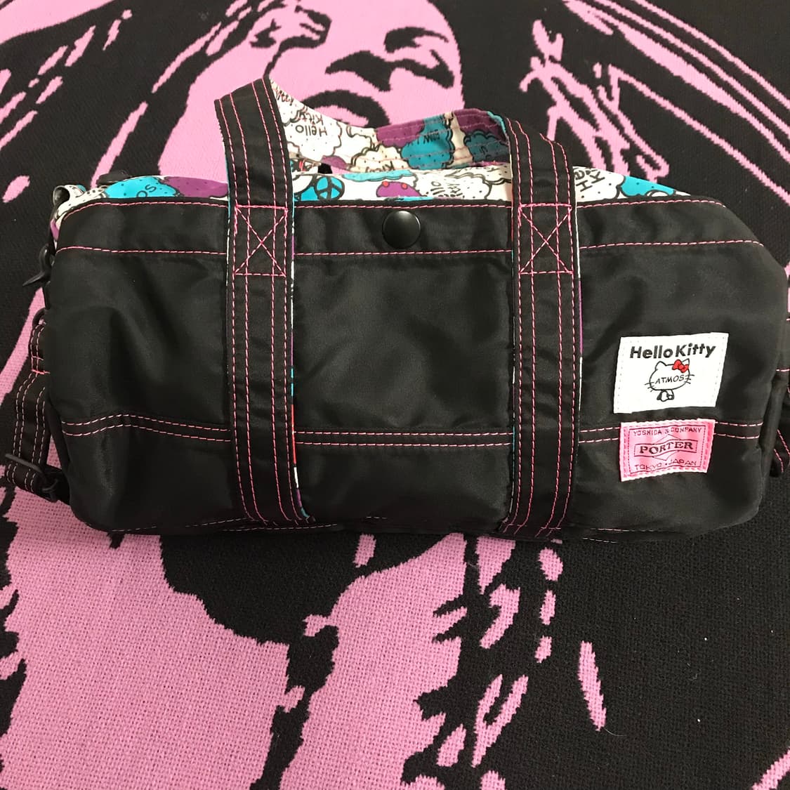 포터 헬로키티 아트모스 콜라보 2way 보스턴백 상품이미지1