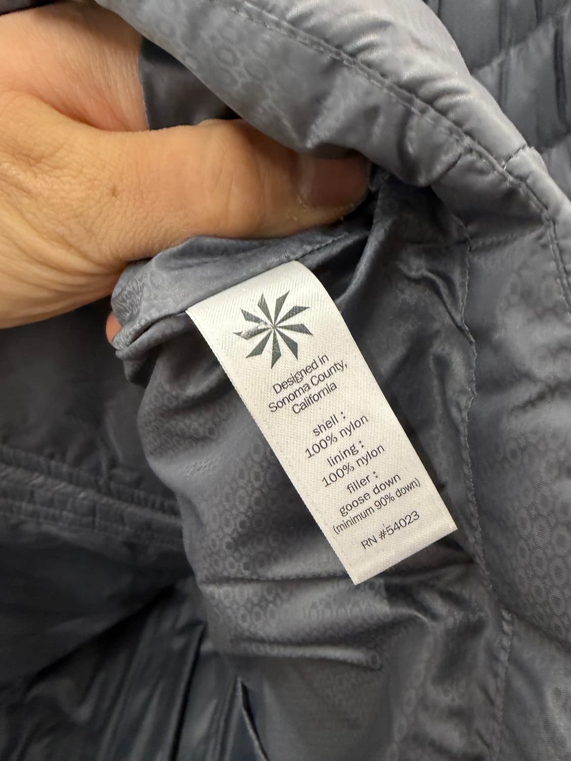 Athleta 경량 패딩 조끼 그레이 여성용 XL 상품이미지5