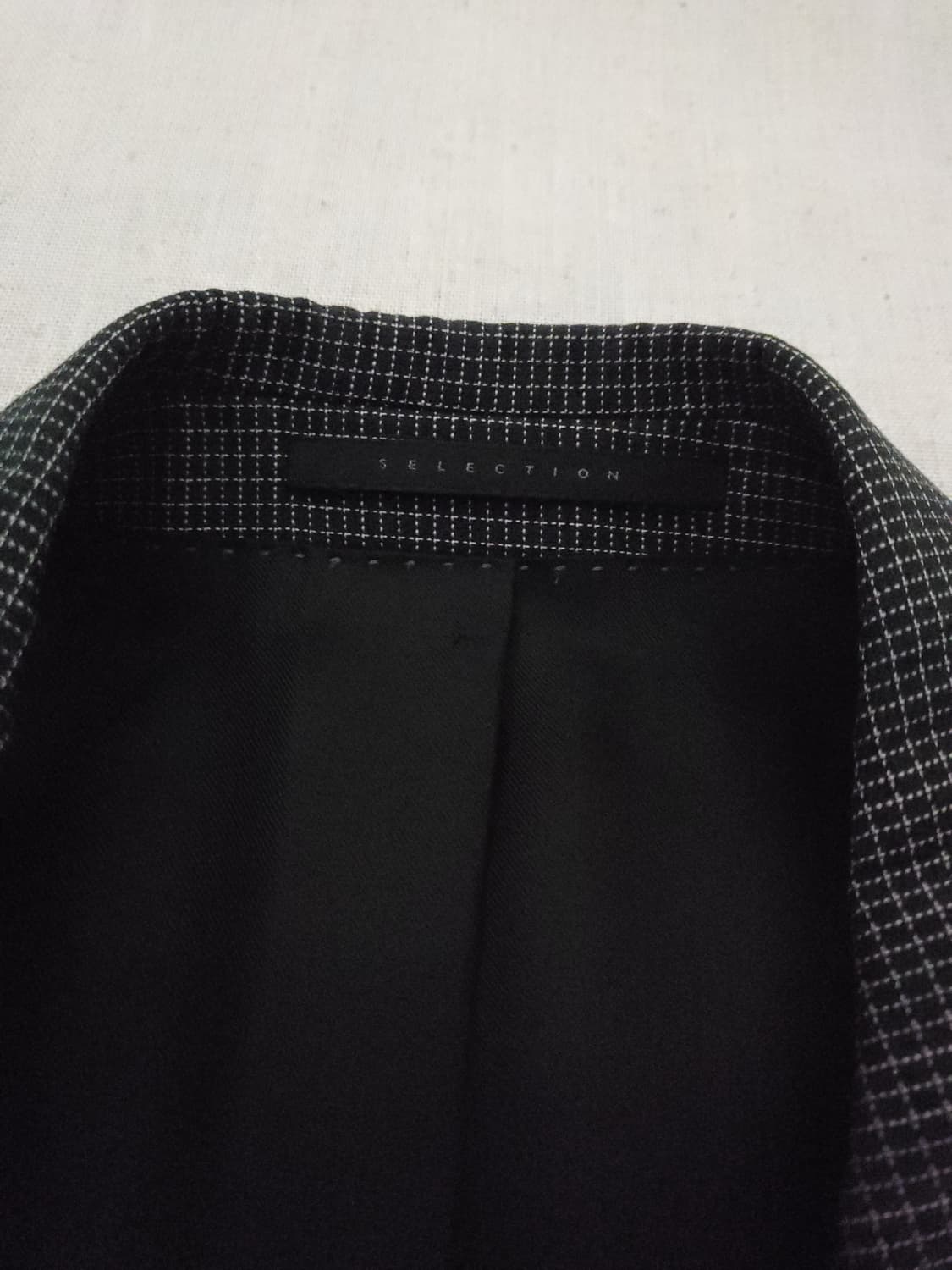 휴고보스 남성용 모직 체크 패턴 블레이저 L 상품이미지3