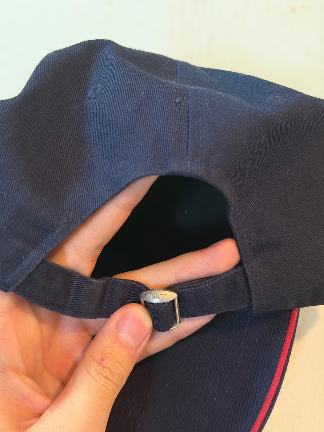 Teket 테켓 자수로고 볼캡 네이비 상품이미지2