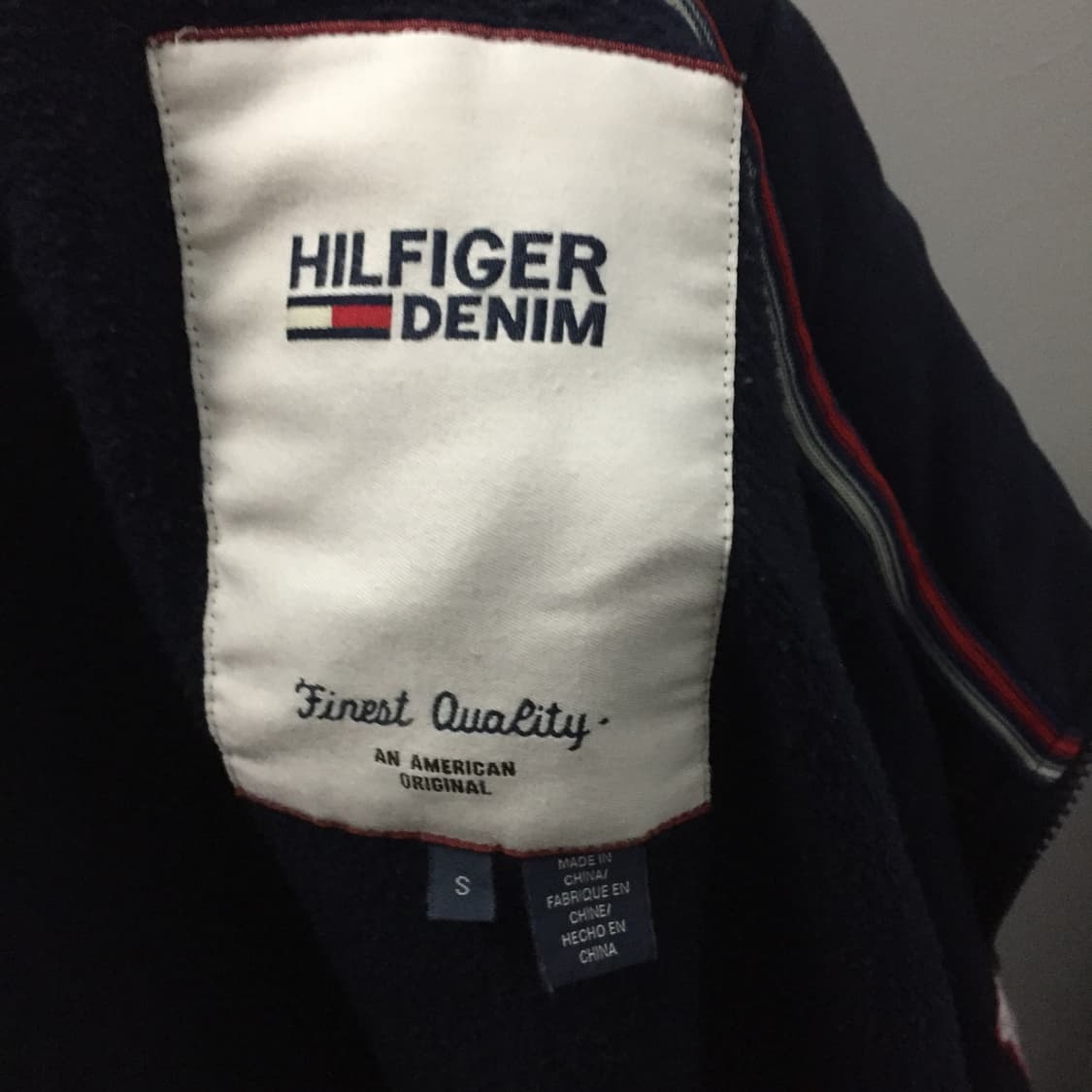 Tommy Hilfiger 타미힐피거 슬림핏 로고 기모 후드집업 상품이미지4