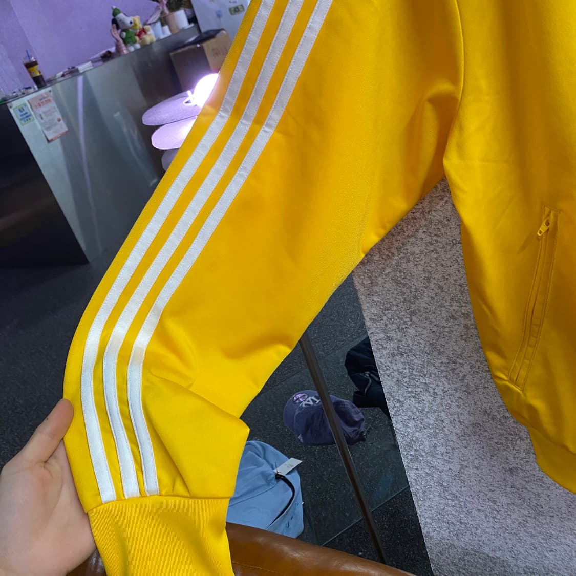 아디다스 신형 파이어버드 옐로우 트랙탑 져지 B4527 상품이미지5