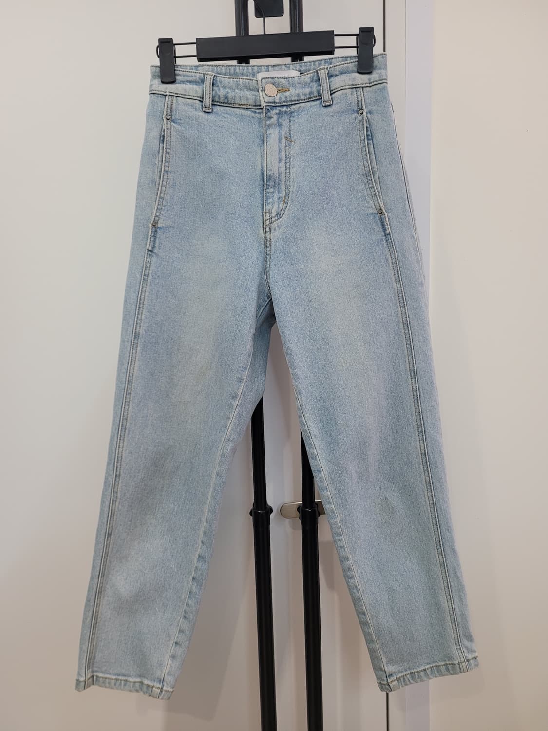 프론트로우 하이라이즈 레귤러핏 데님 청바지 26사이즈 상품이미지4