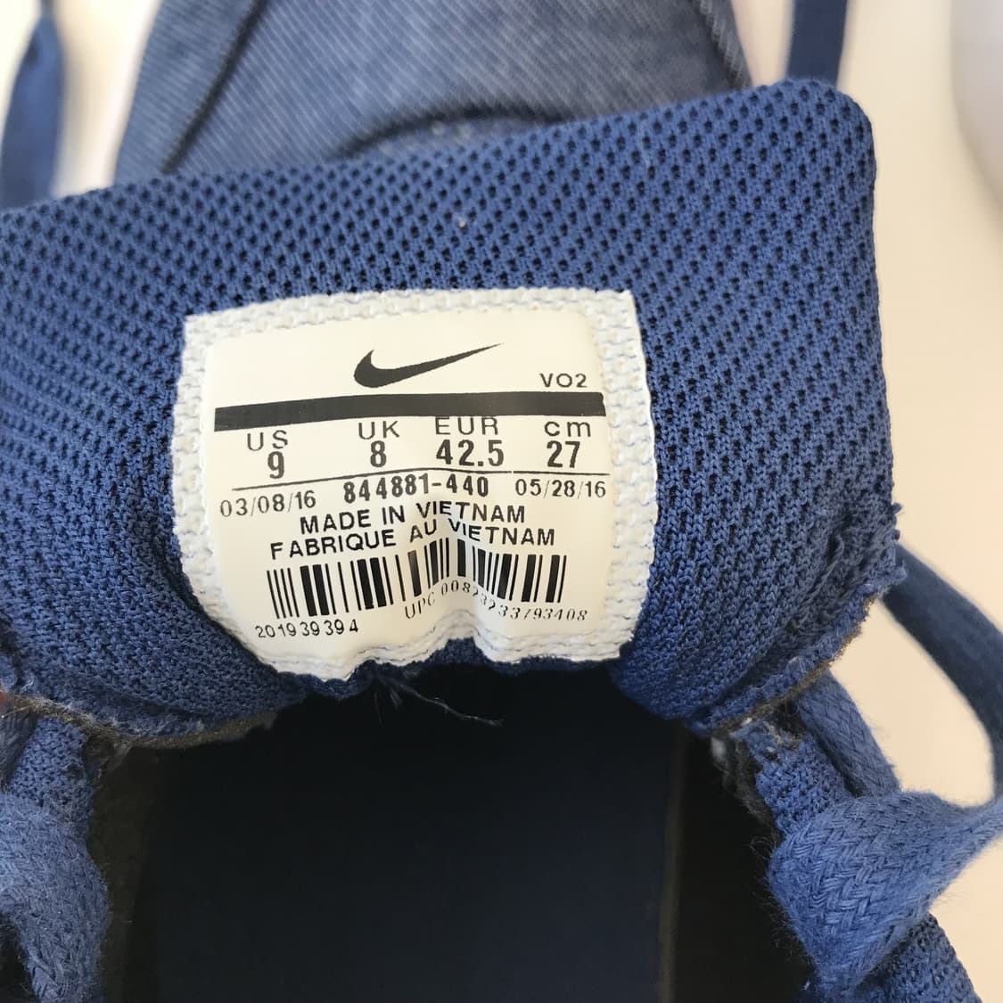 270 나이키 데님 에어포스 운동화 스니커즈 상품이미지7