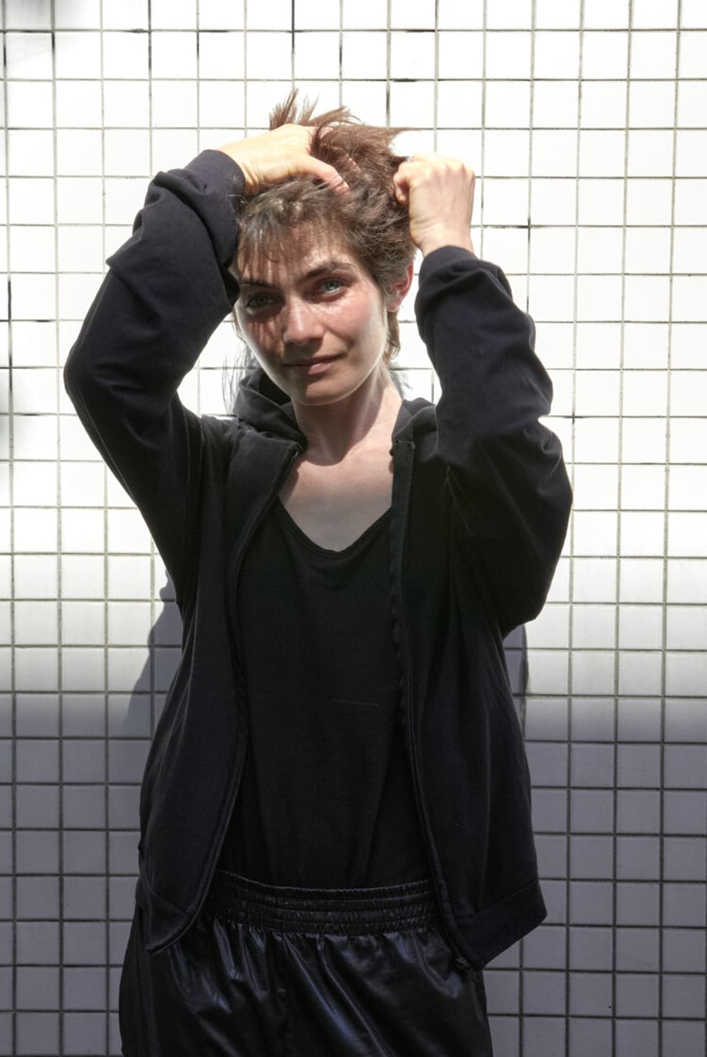 머듈 후드 집업 올리브 1사이즈 상품이미지2