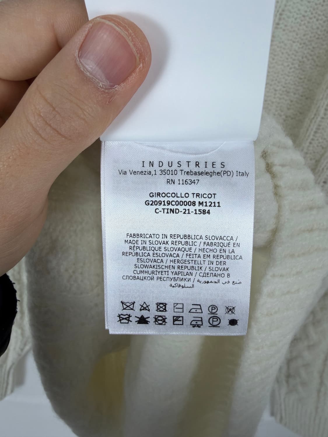 a81) 몽클레어 모헤어 케이블 니트 상품이미지6