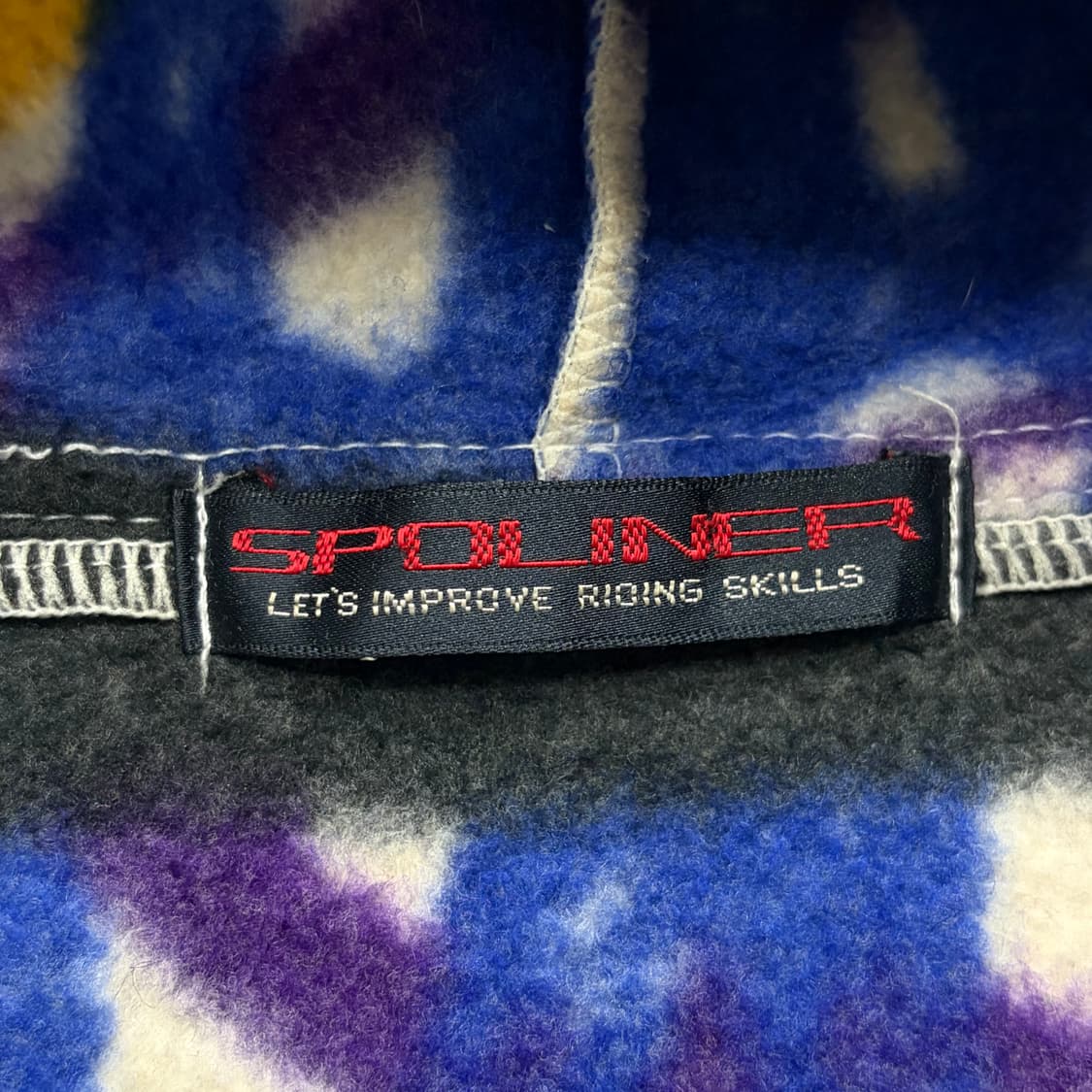 spoliner 레터링 패턴 플리스 자켓 v1435 상품이미지6