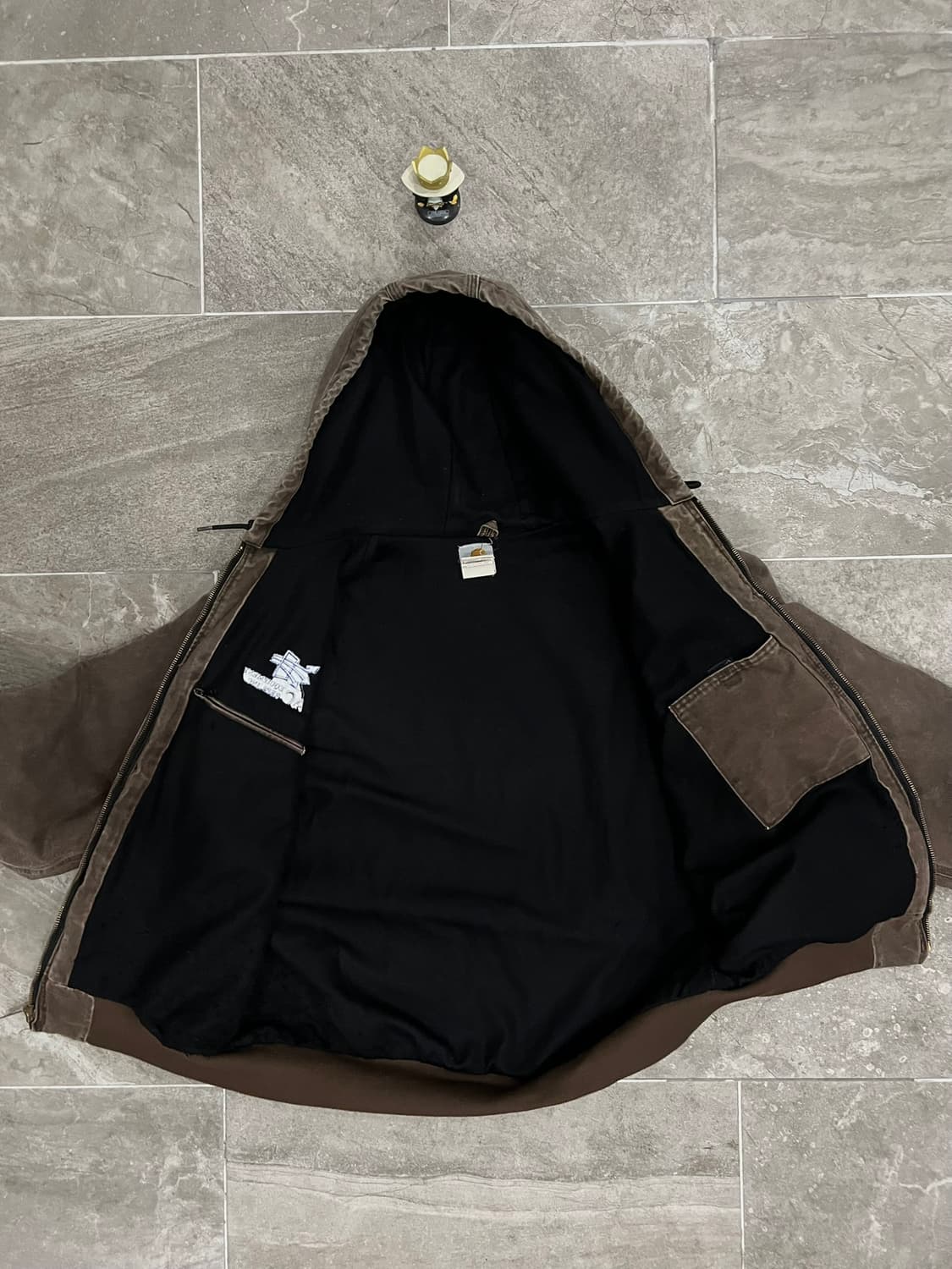 (XL) 칼하트 후드 덕 액티브 자켓 J25 CHT 체스트 넛 상품이미지3