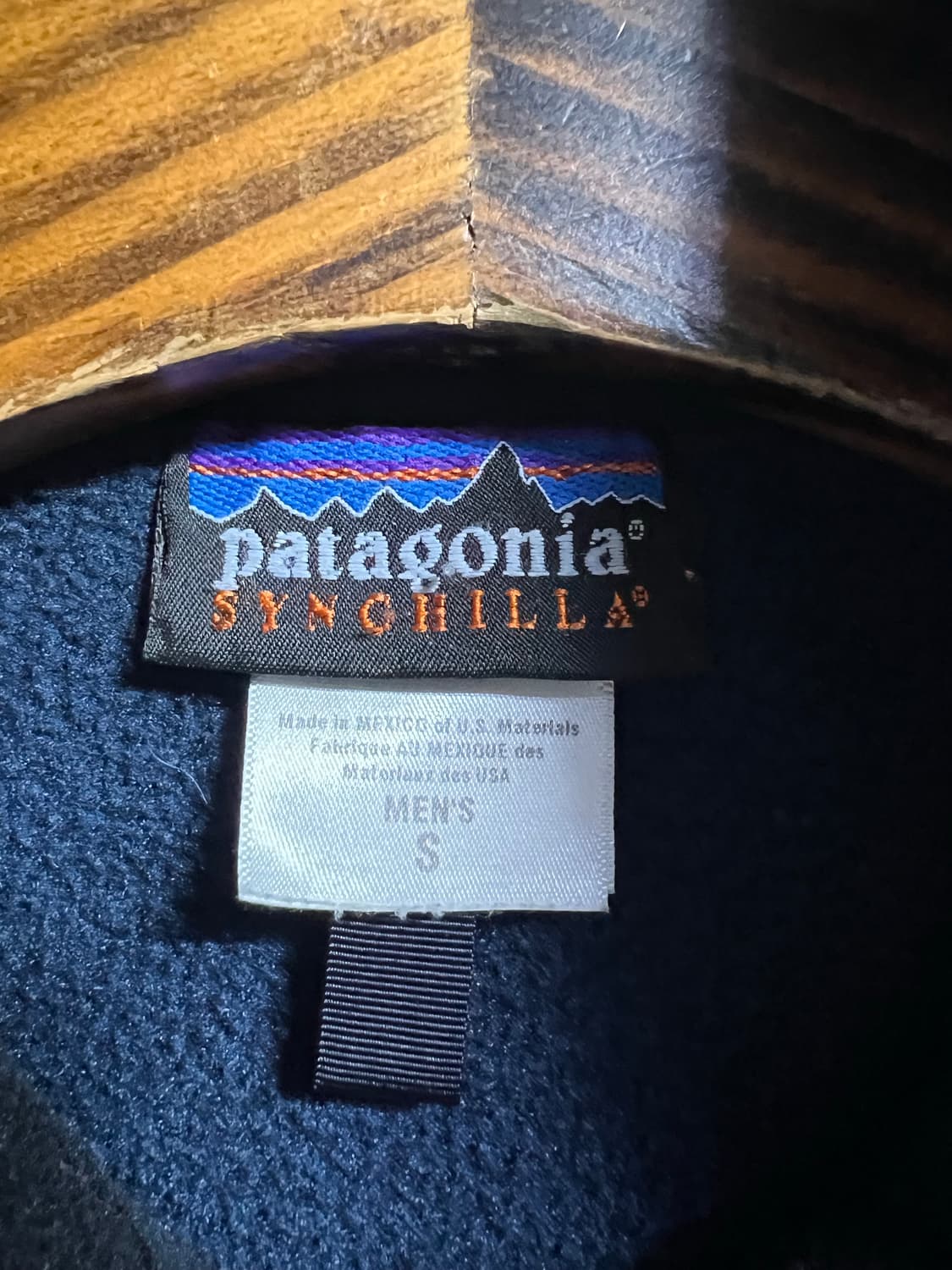 파타고니아 네이비색 플리스 조끼 상품이미지4