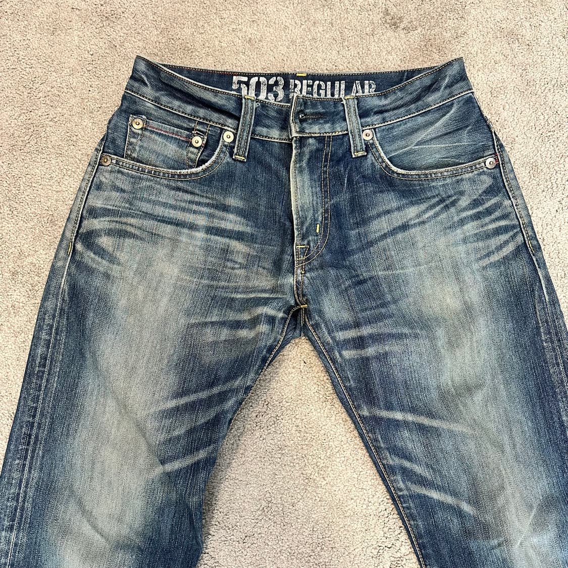 에드윈503 블루트립 레귤러 스트레이트핏 데님 팬츠(29) 상품이미지9