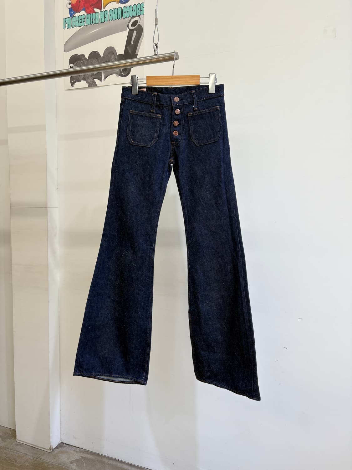 X-WEST 벨바텀데님팬츠 상품이미지1