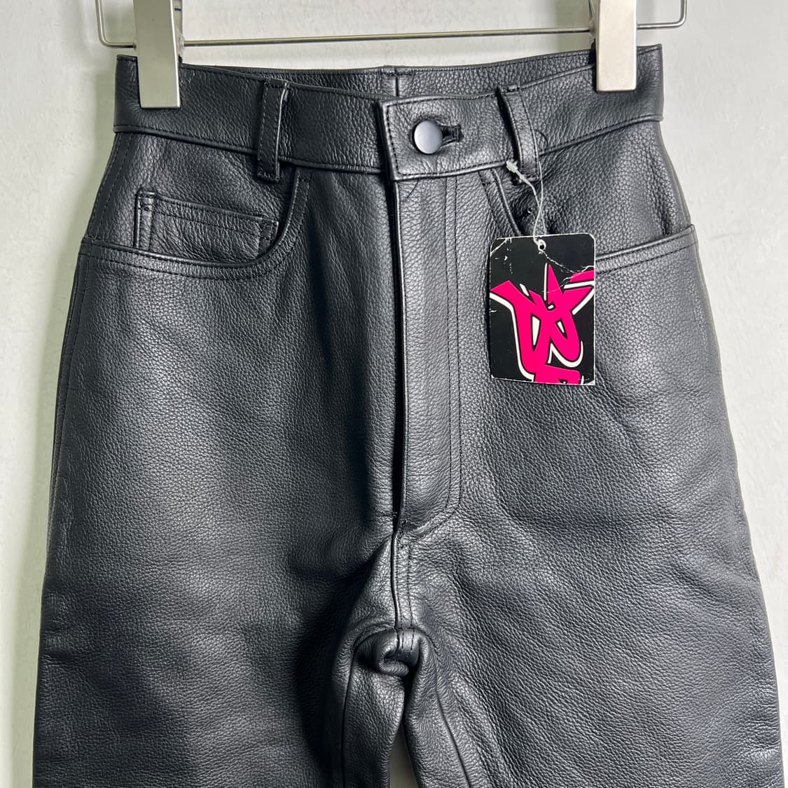 Bee 비 블랙 소가죽 레더 팬츠 24 상품이미지4