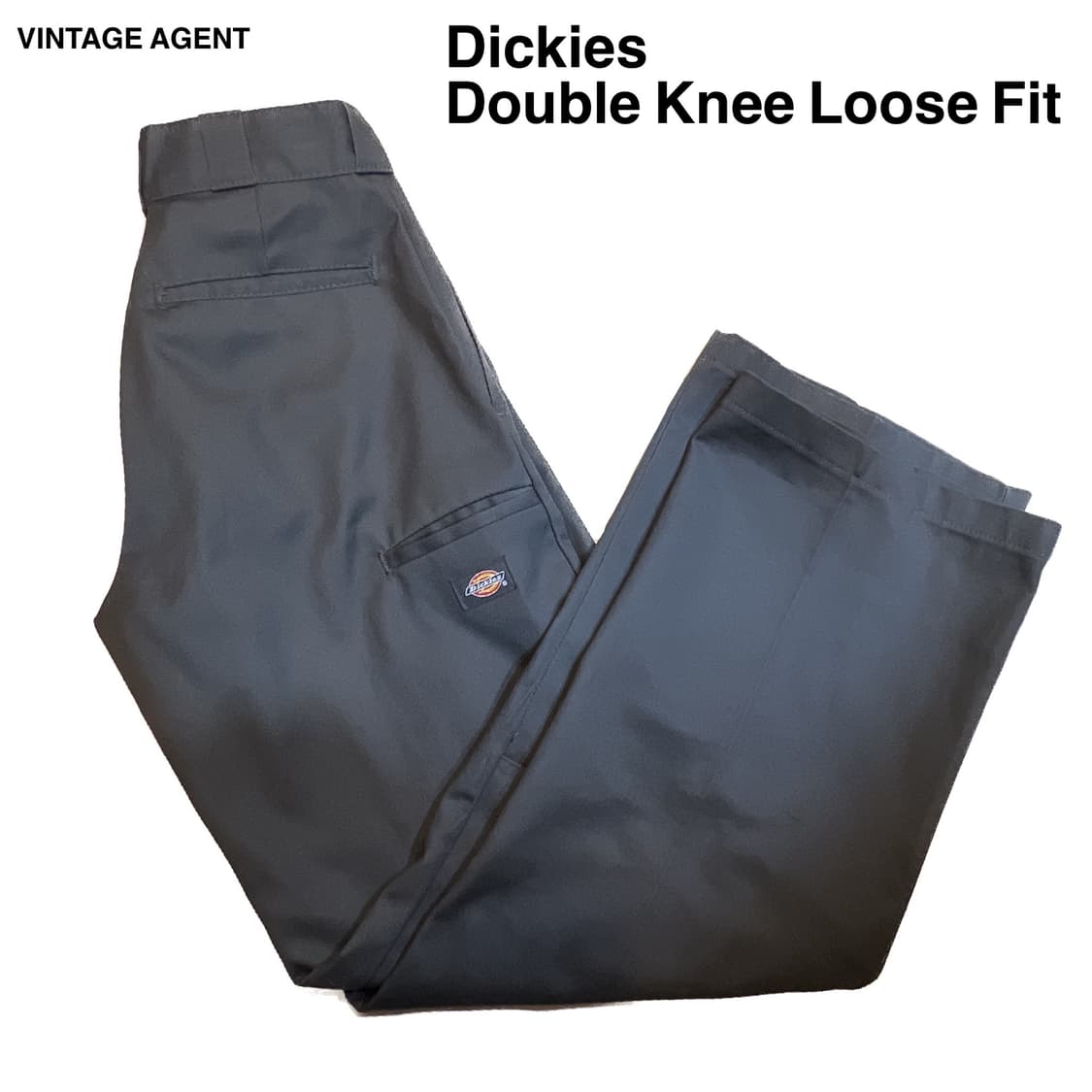 [28x30]디키즈 더블니 워크팬츠 루즈핏 챠콜 상품이미지1
