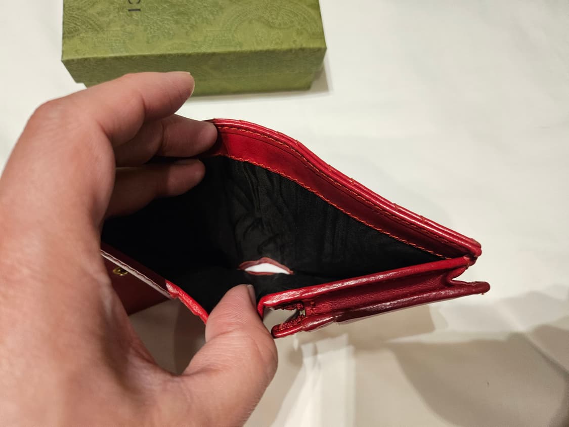 구찌 반지갑 레드 상품이미지7