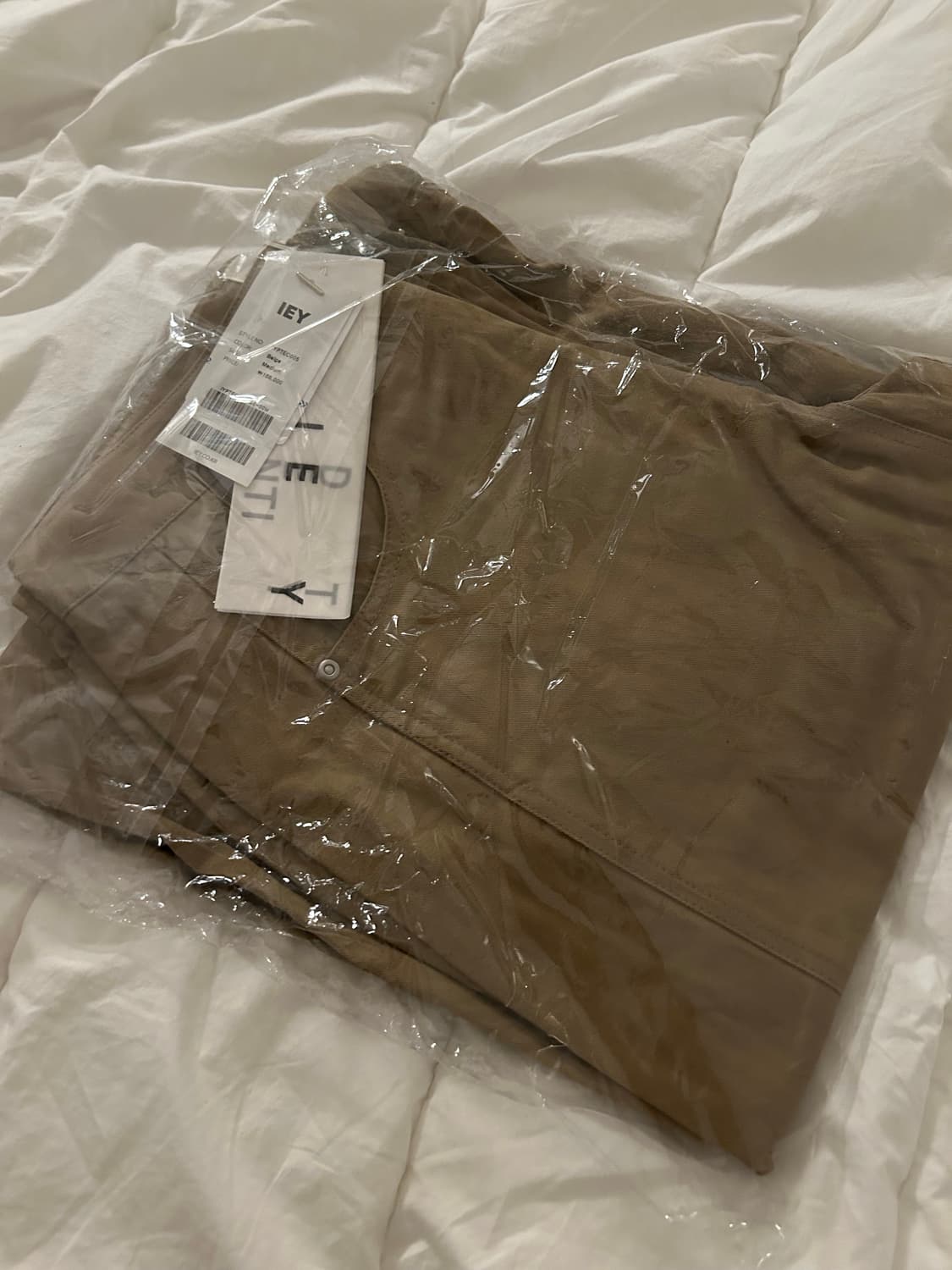 이에이 하이브리드 코튼 오버 팬츠 (베이지) [M] 상품이미지2