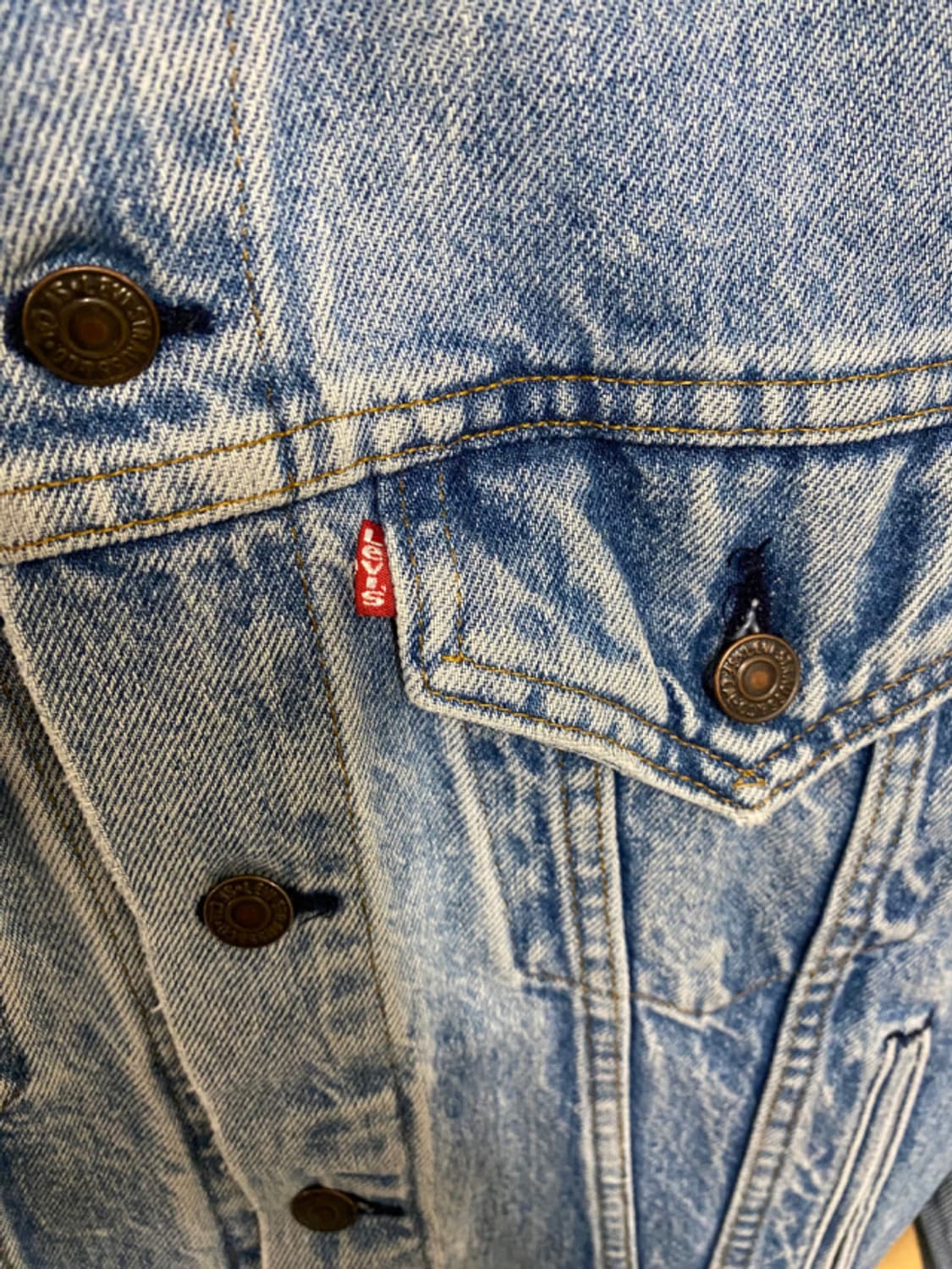 90s LEVI'S USA denim jacket 상품이미지7