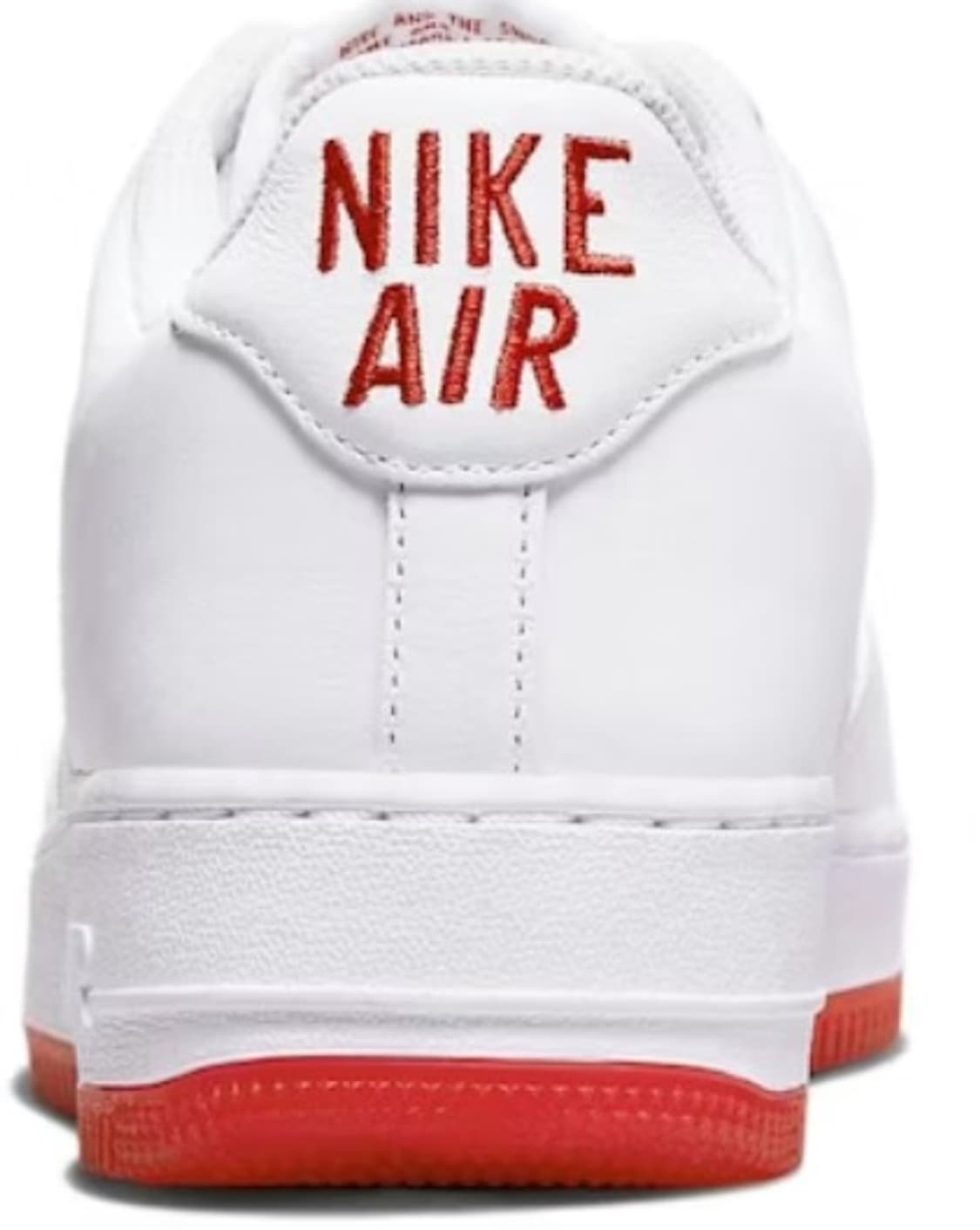 NIKE 나이키 에어포스1로우 화이트유니버시티레드 / 275 상품이미지3