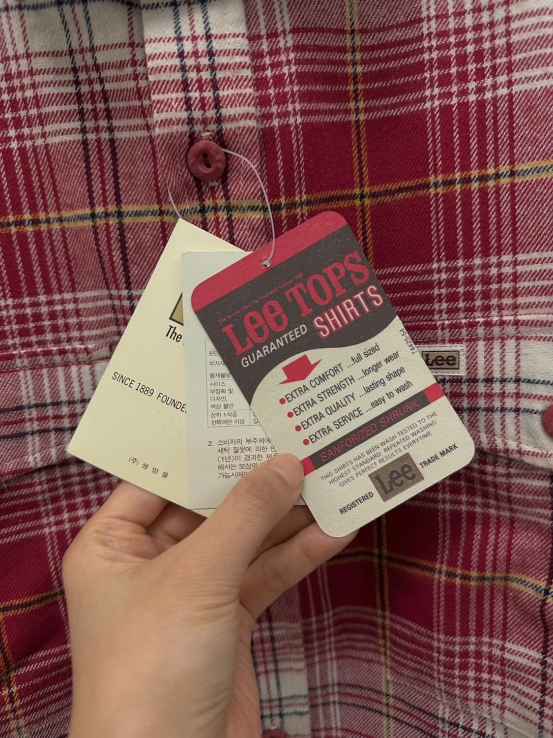 90s LEE 셔츠 (S~L) 상품이미지6