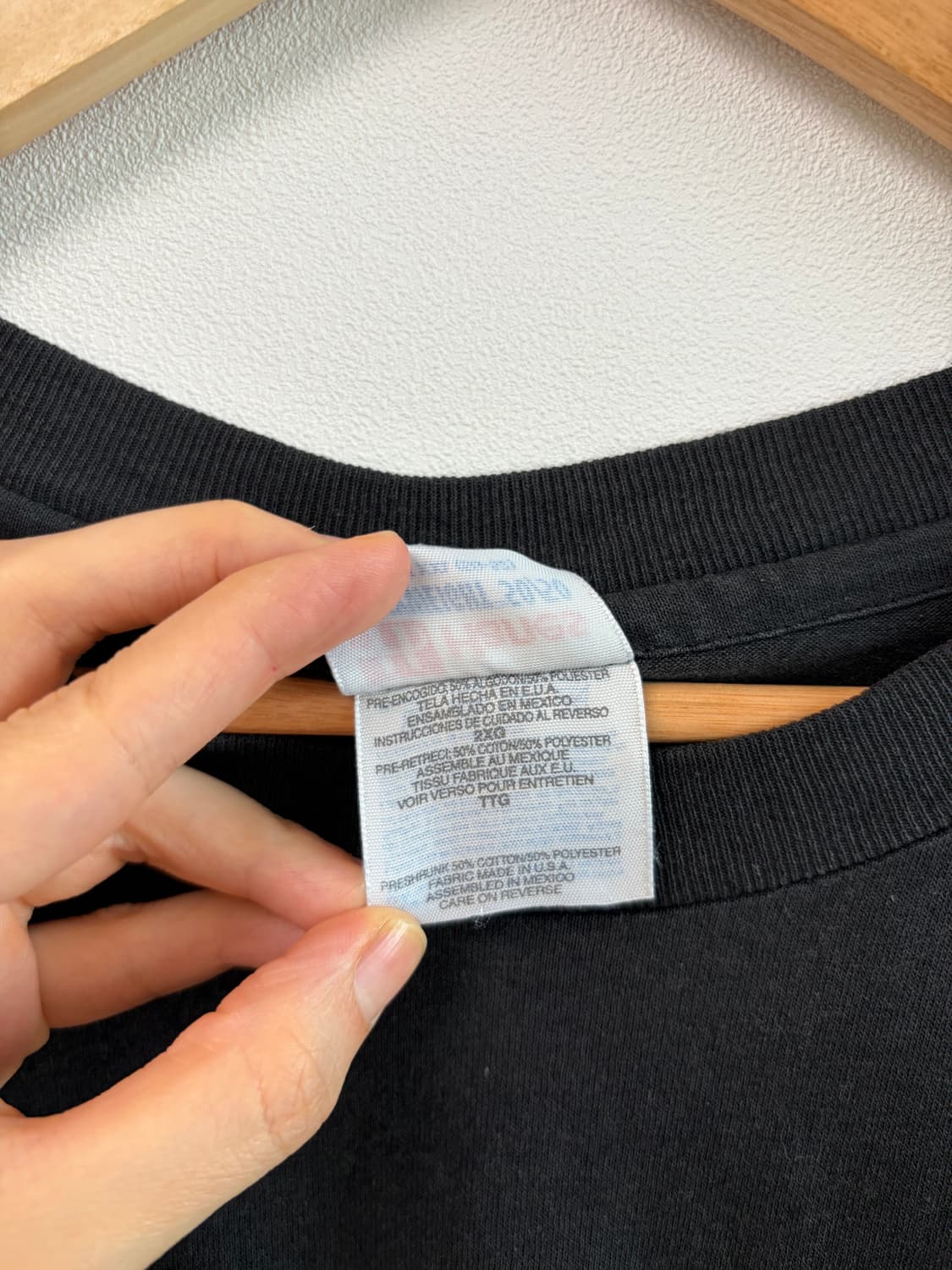 Hanes USA제 오버핏 '콰이어' 빈티지 티셔츠 상품이미지5